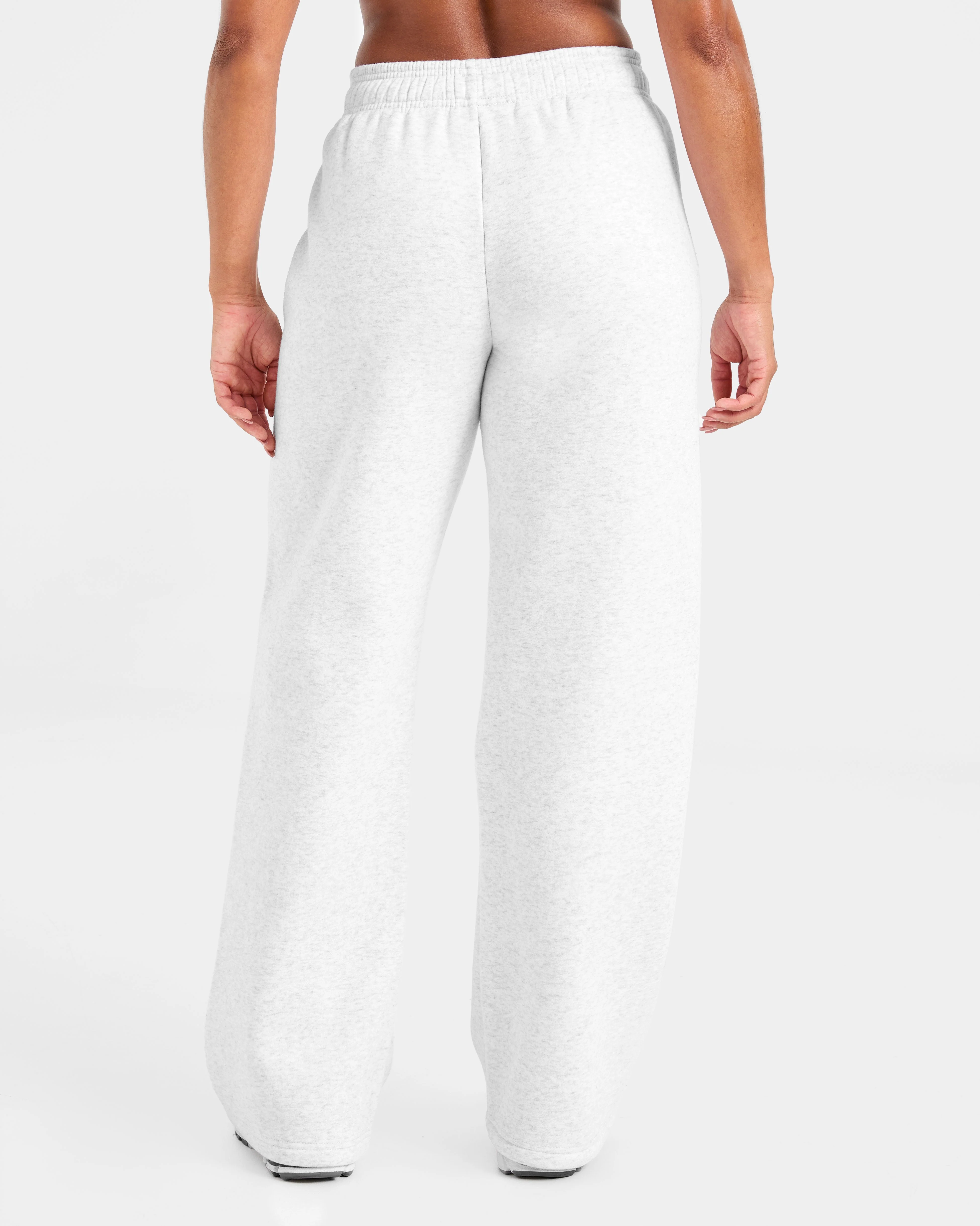 Classic Plush Oversized Straight Leg Joggers - Heather Gris - Image 2