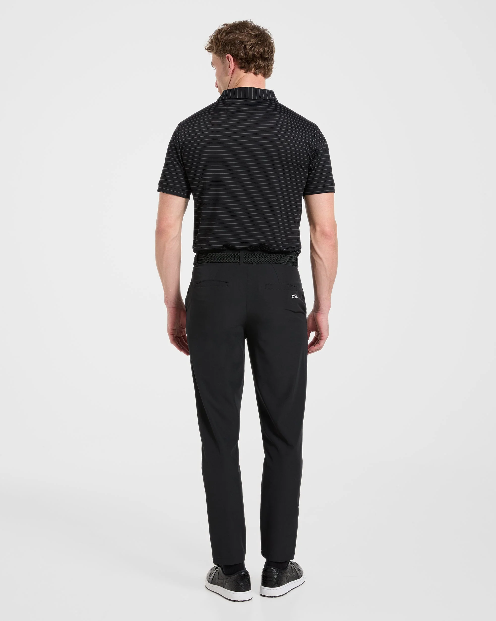 Classic Stripe Polo - Noir - Image 4