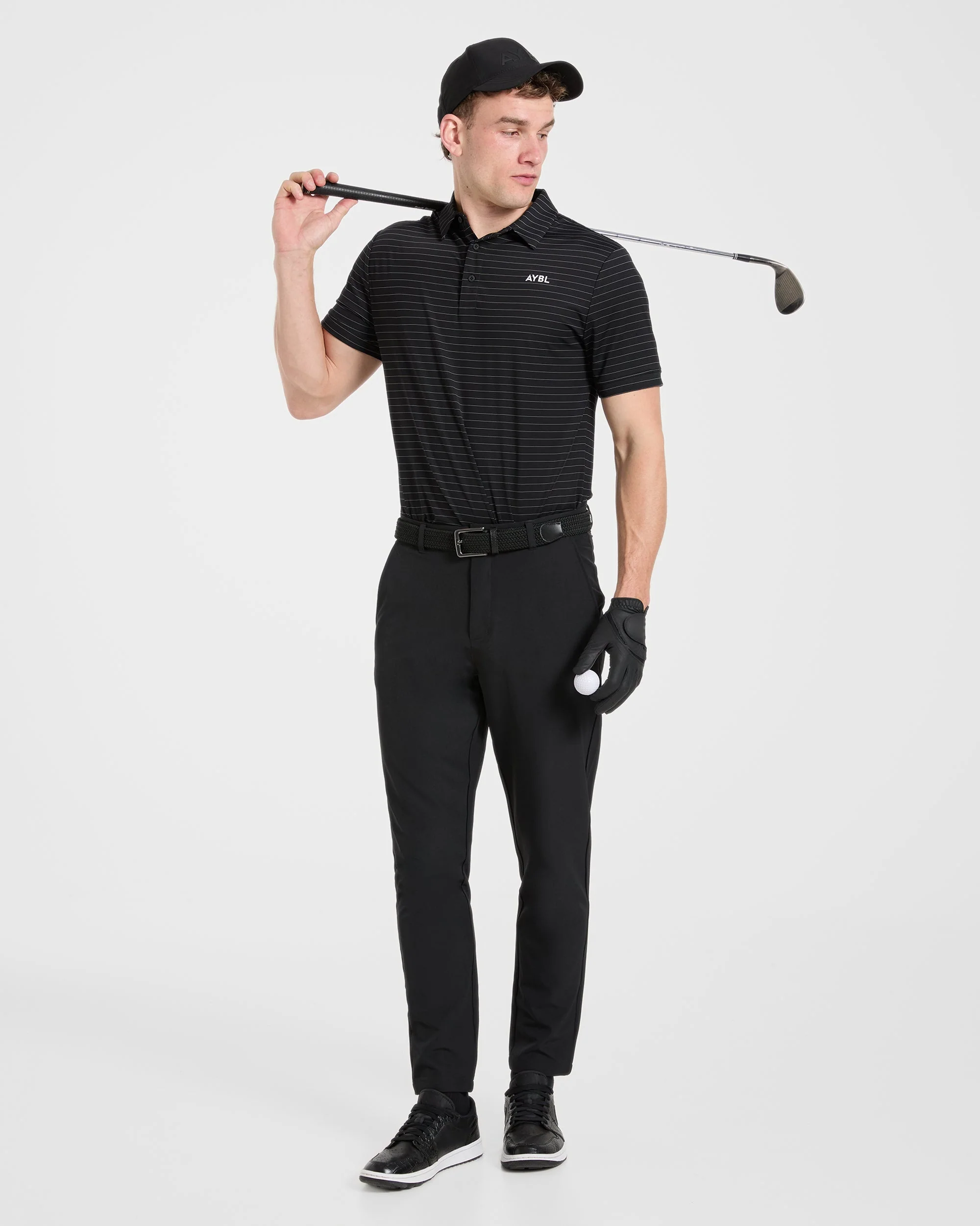 Classic Stripe Polo - Noir - Image 7