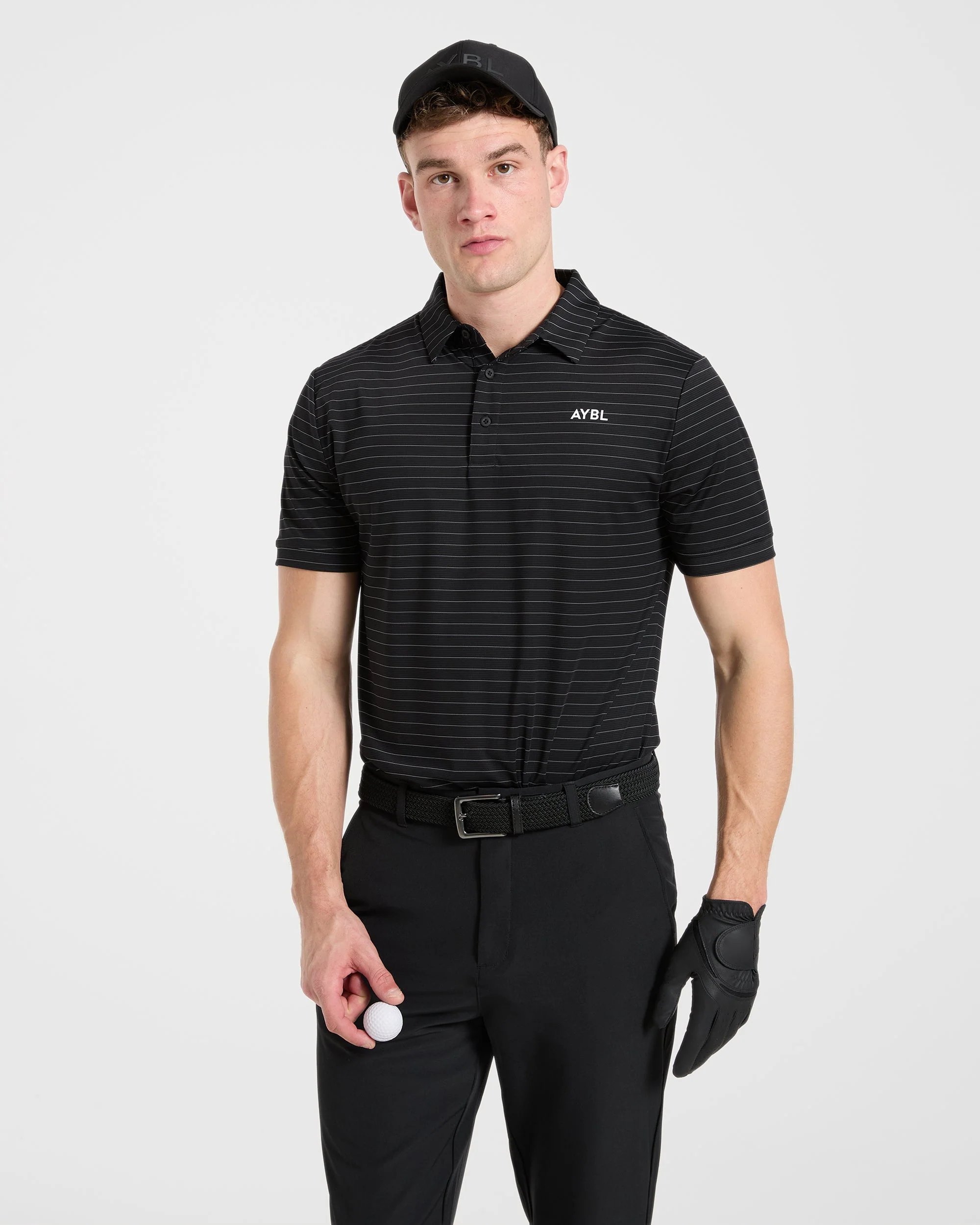 Classic Stripe Polo - Noir - Image 8