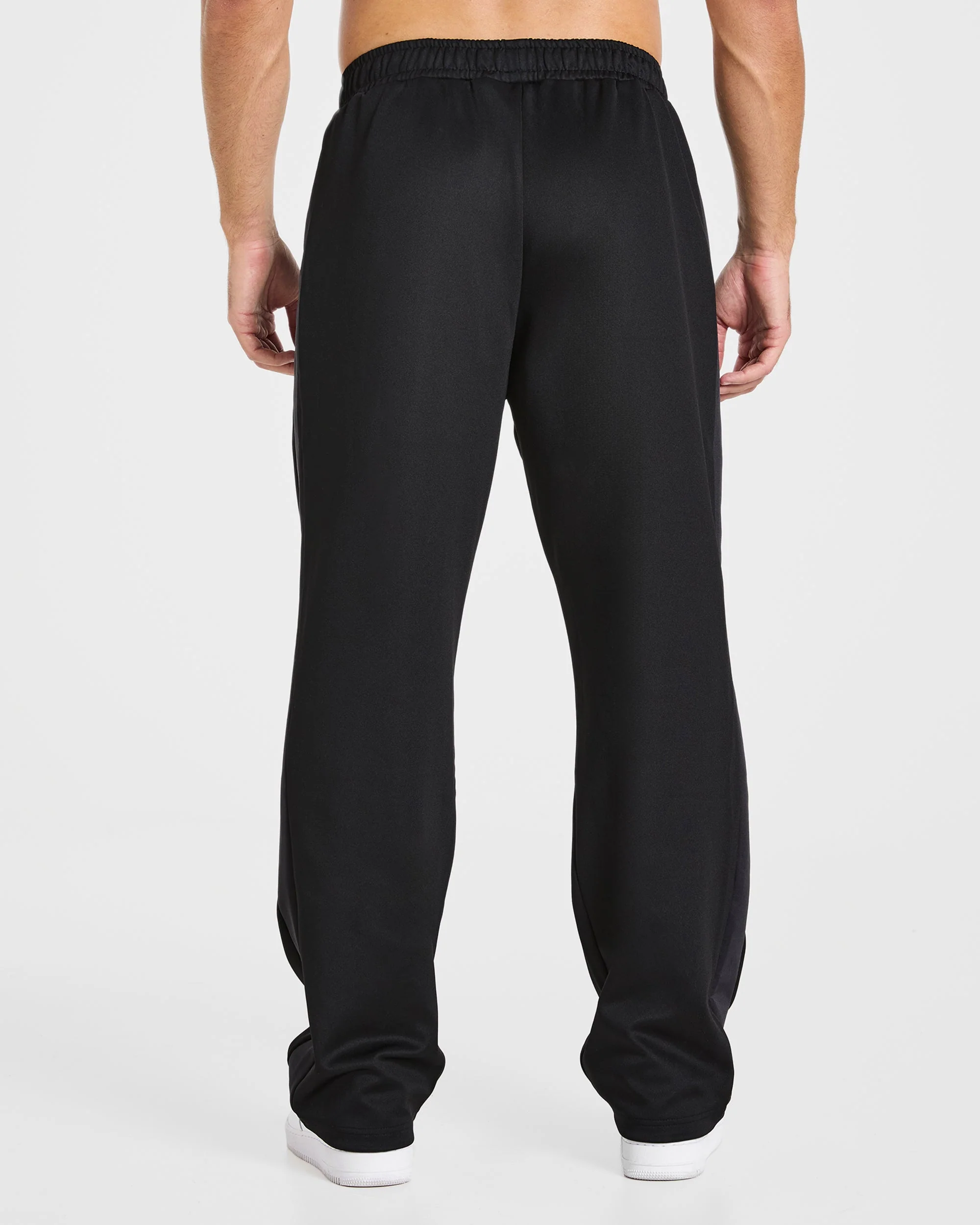 Classic Track Straight Leg Joggers - Noir/Charcoal - Image 2