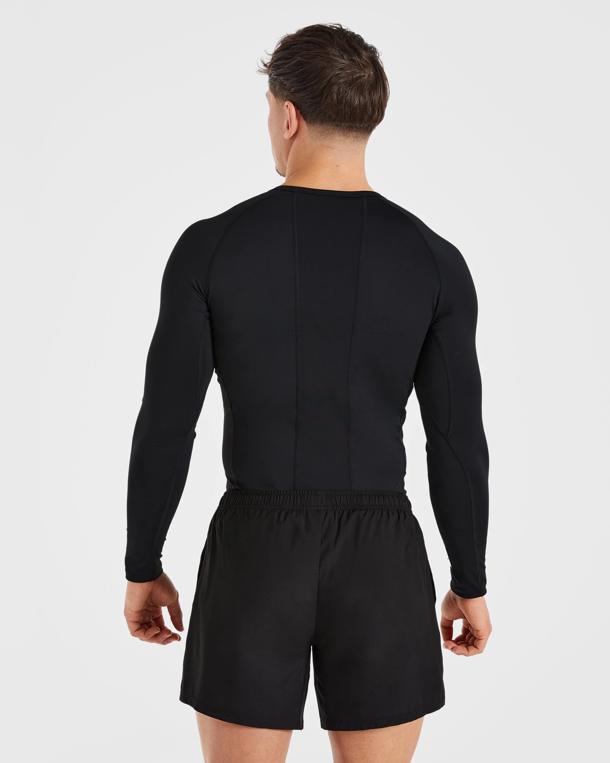 Compression Long Sleeve T Shirt - Noir - Image 2