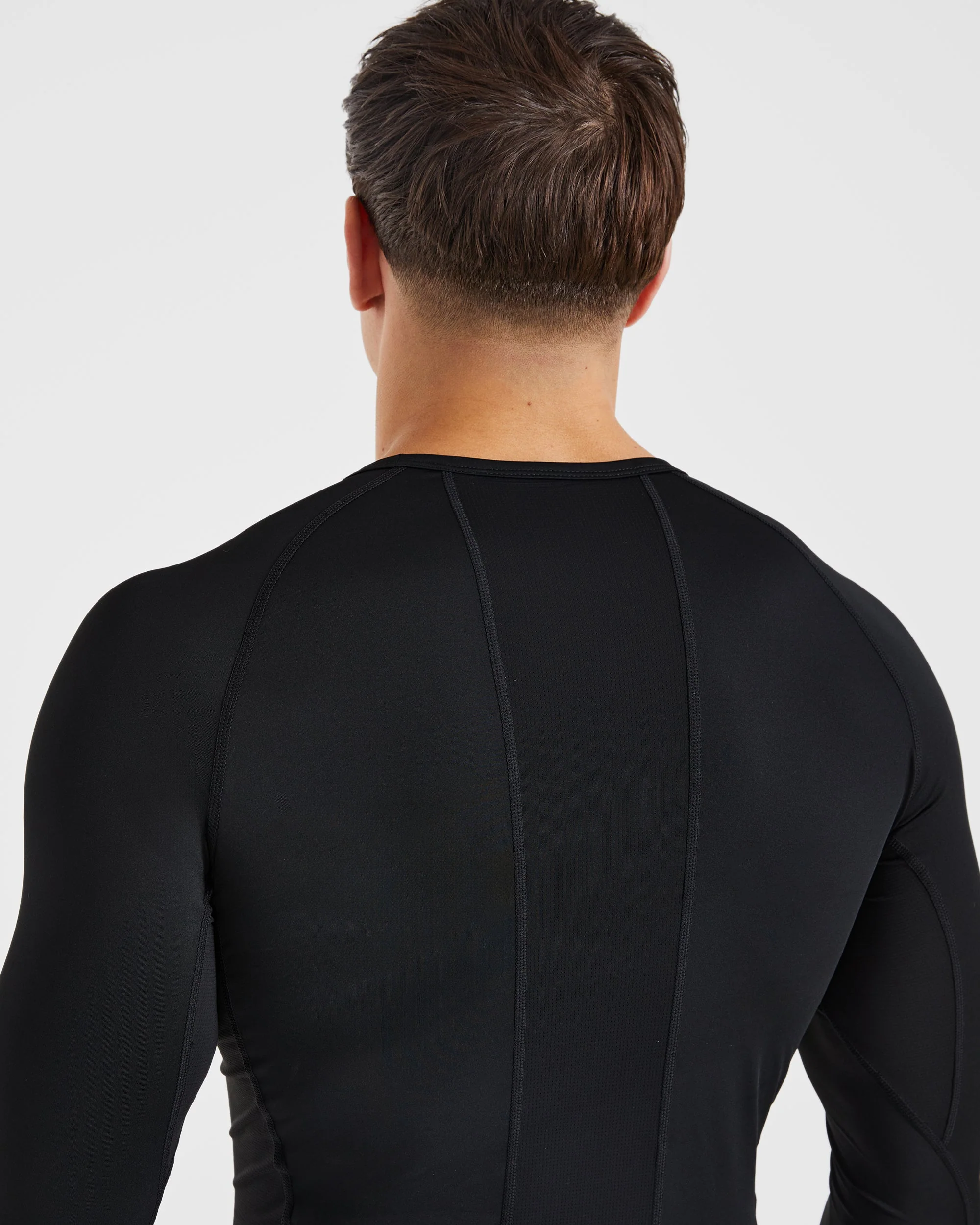 Compression Long Sleeve T Shirt - Noir - Image 4