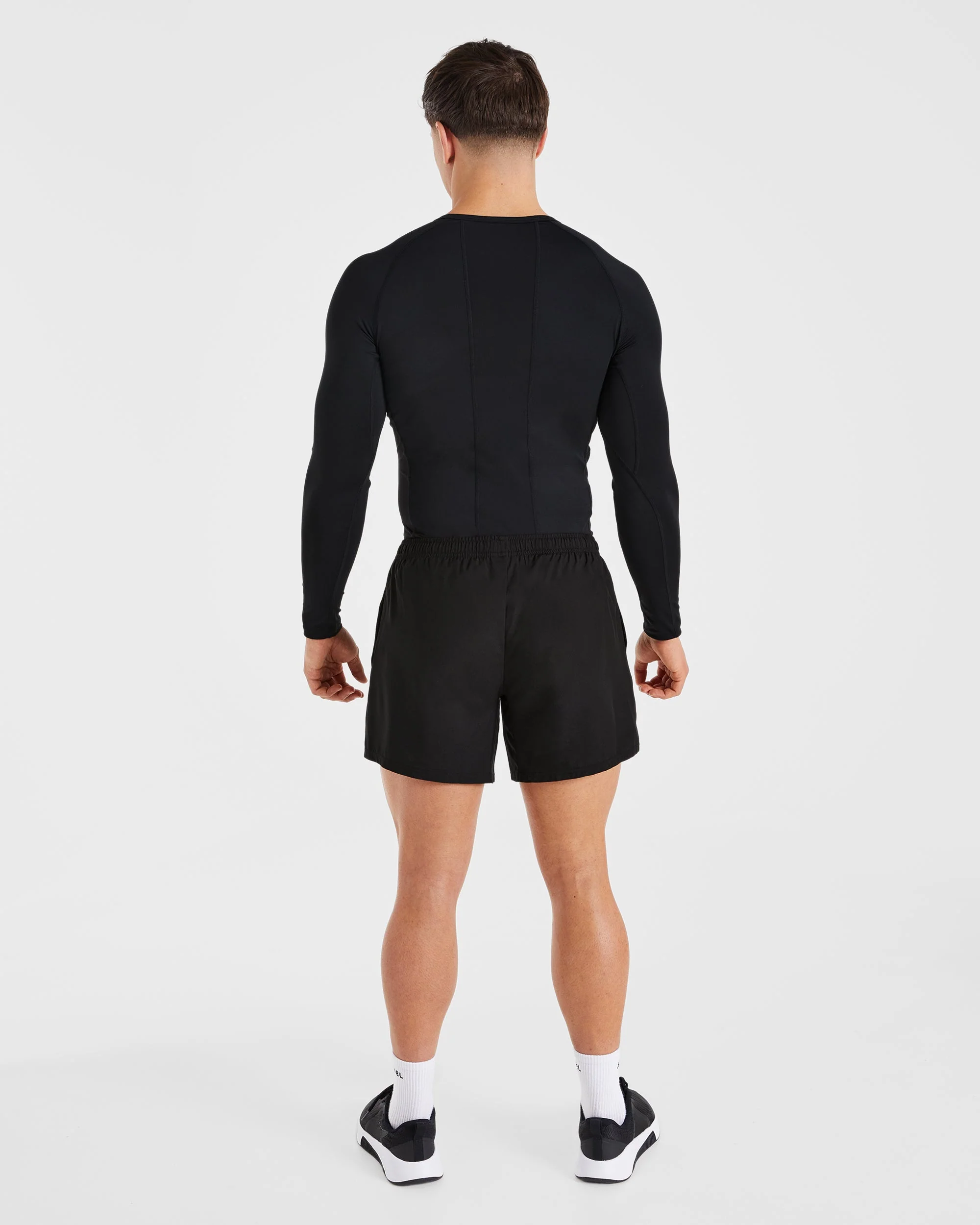 Compression Long Sleeve T Shirt - Noir - Image 6