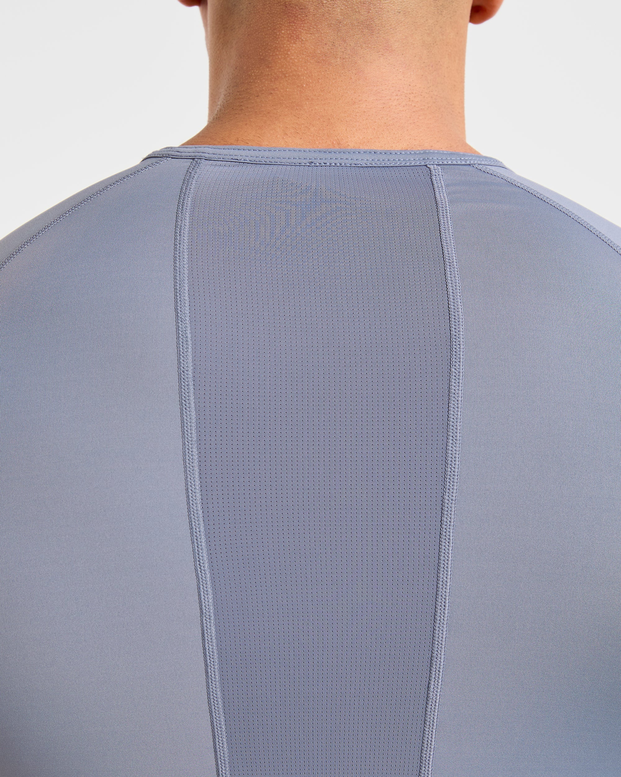 Compression Long Sleeve T Shirt - Slate Gris - Image 6