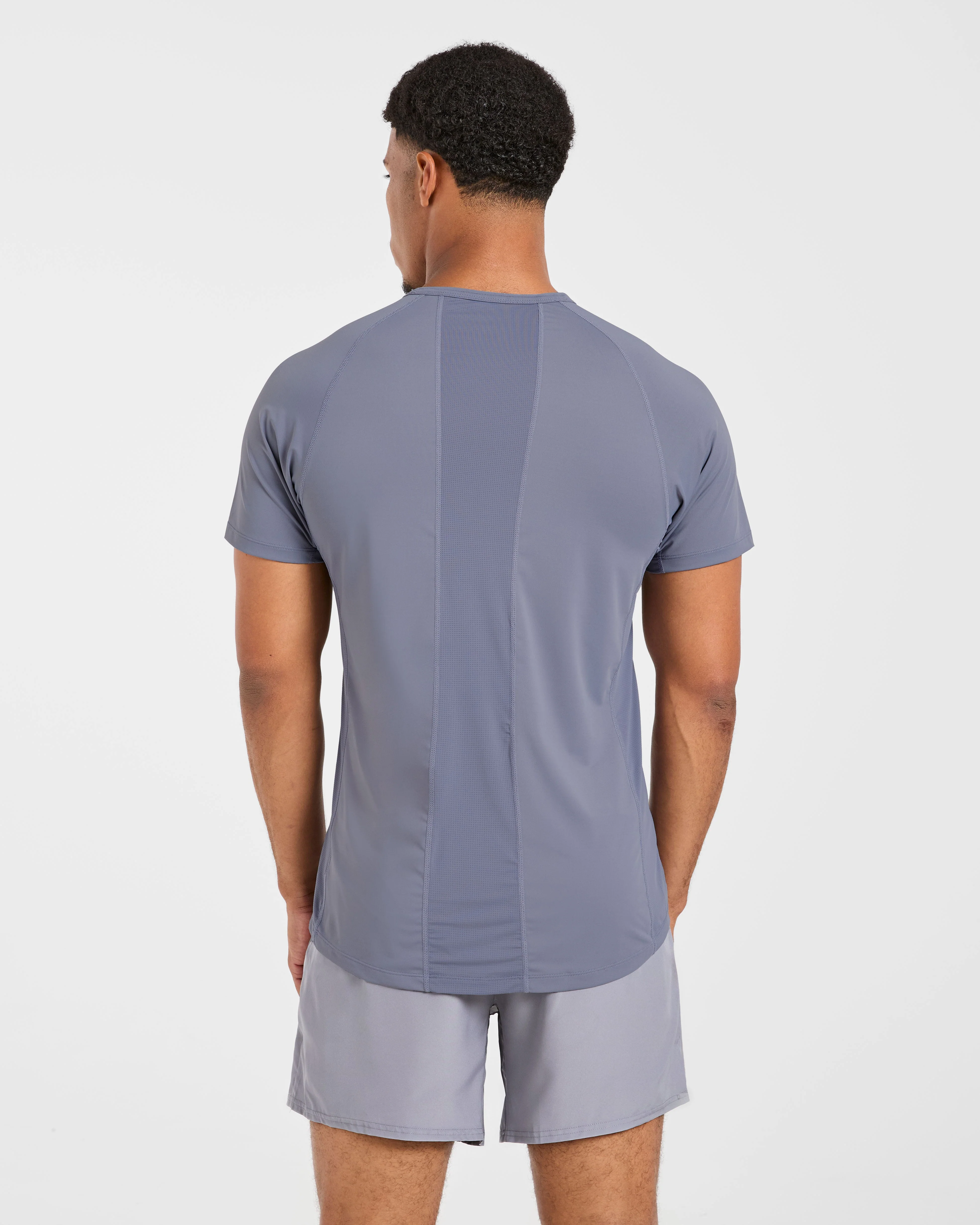 Compression Relaxed T Shirt - Slate Gris - Image 2