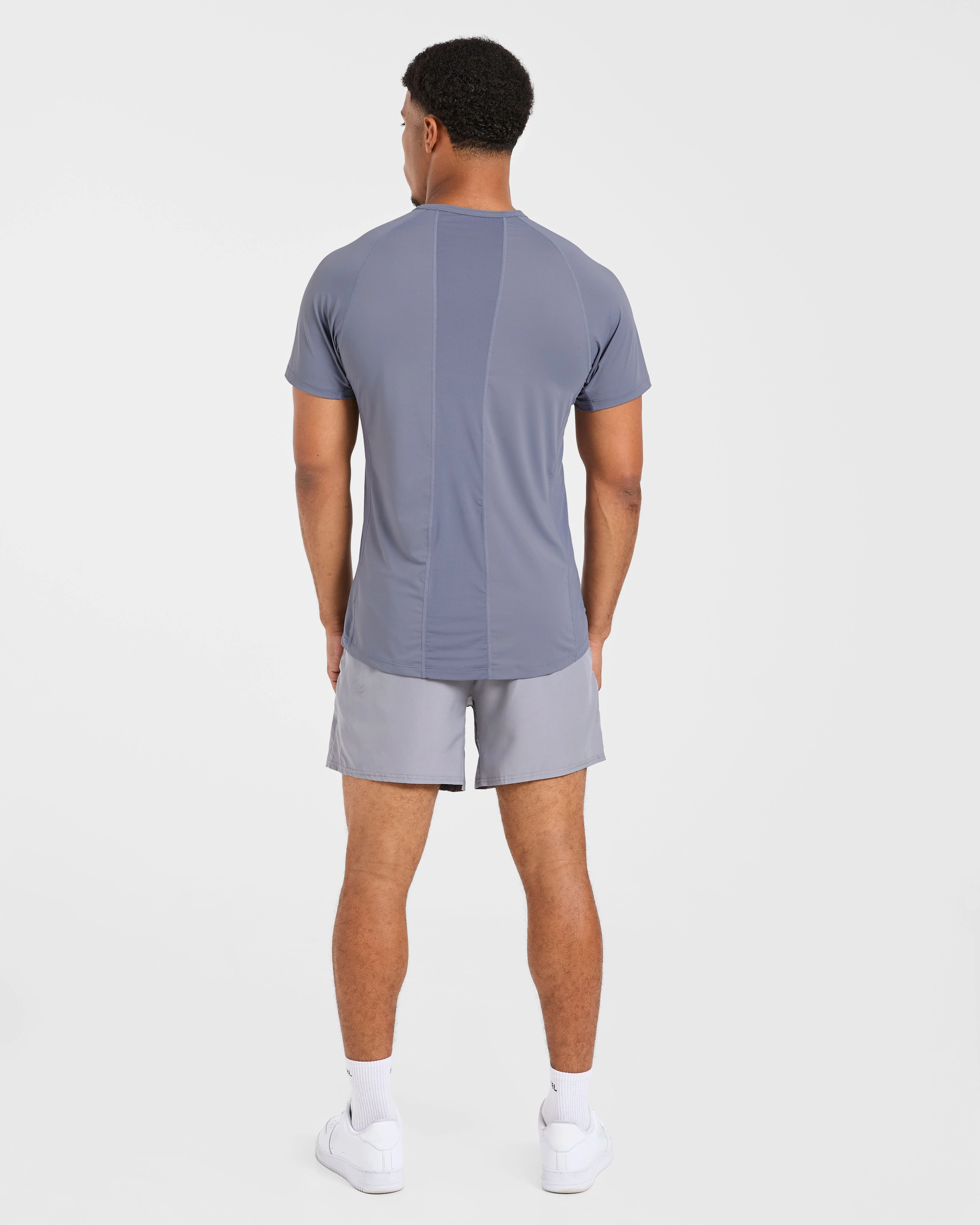 Compression Relaxed T Shirt - Slate Gris - Image 4