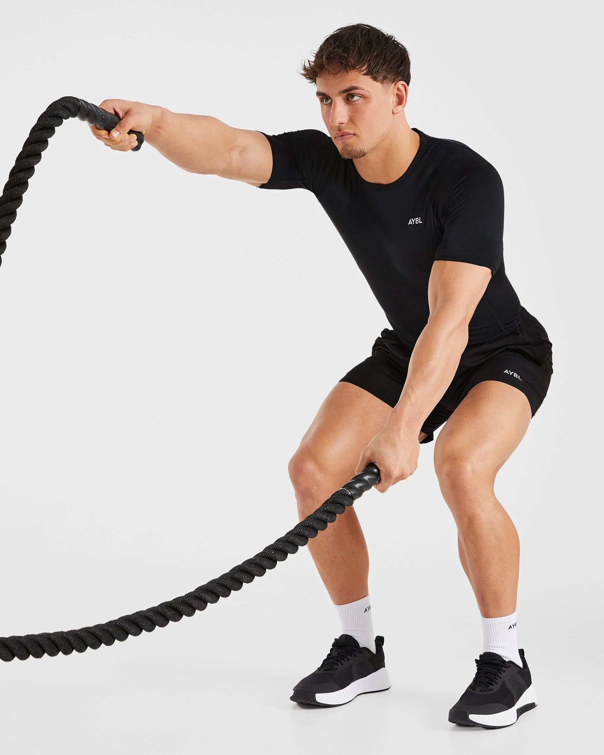 Compression T Shirt - Noir - Image 8