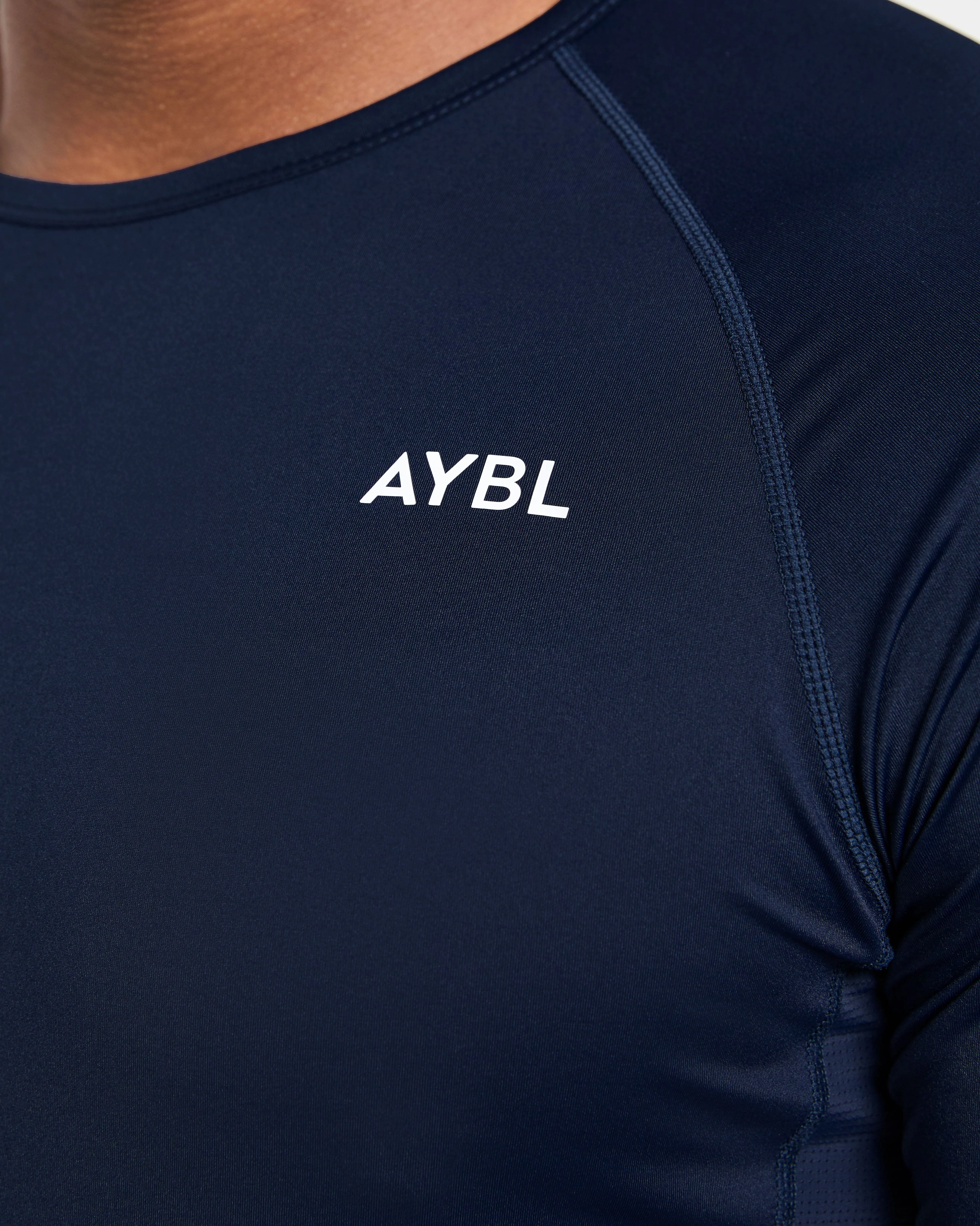 Compression T Shirt - Navy - Image 5