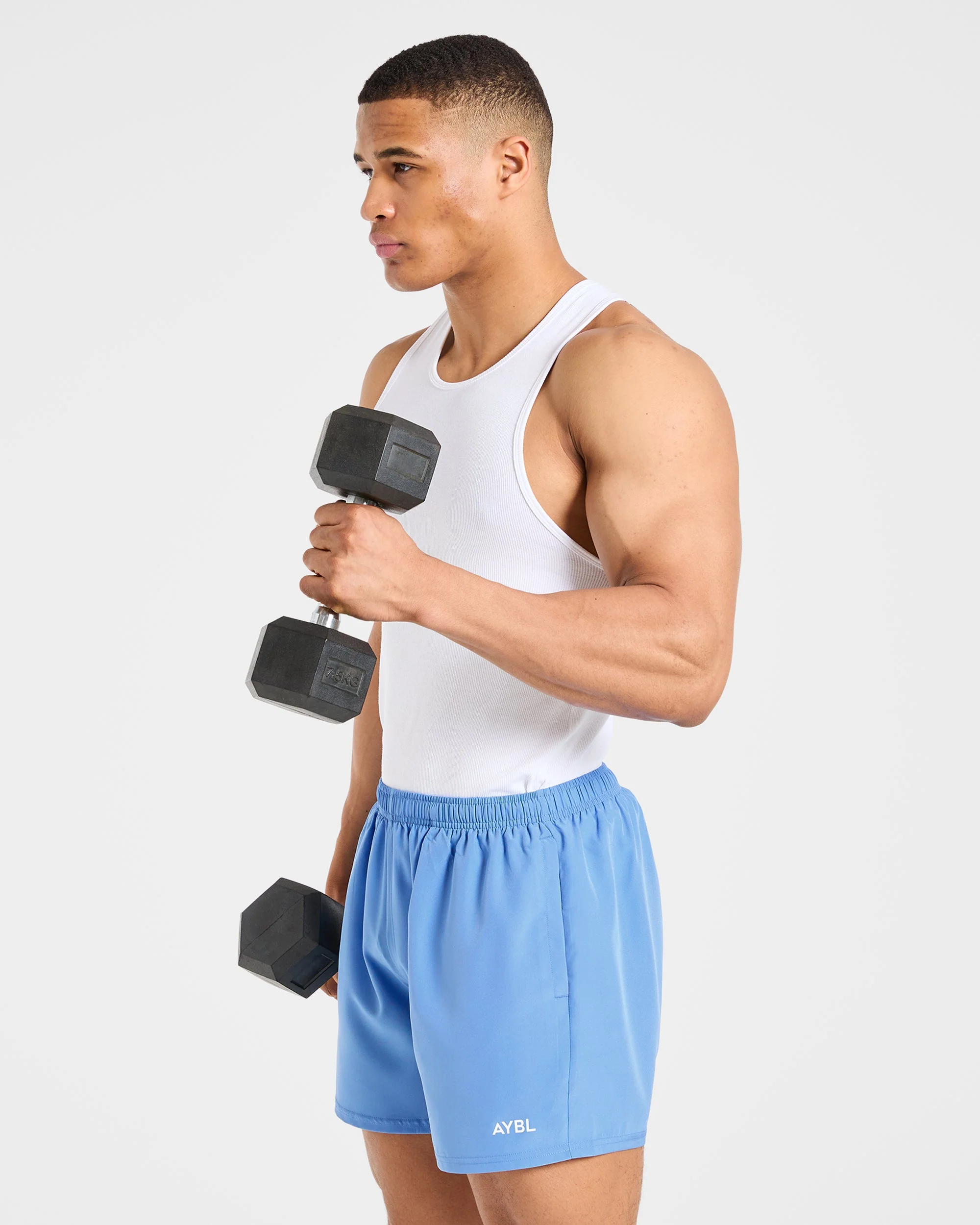 Core 5" Shorts - Muted Bleu - Image 7