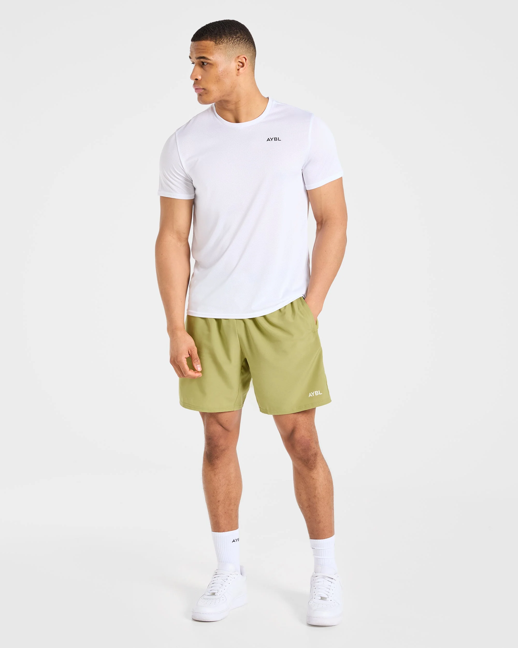 Core 7" Shorts - Citrus Olive - Image 3