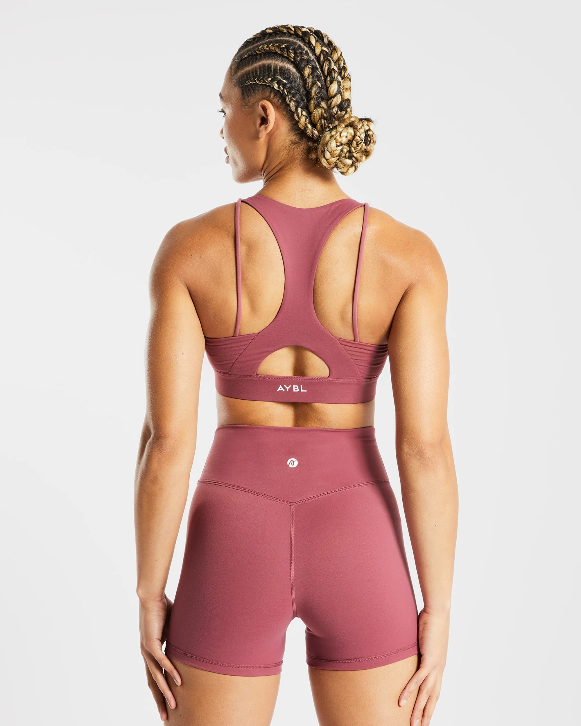 Core Sports Bra - Brick Rouge - Image 2