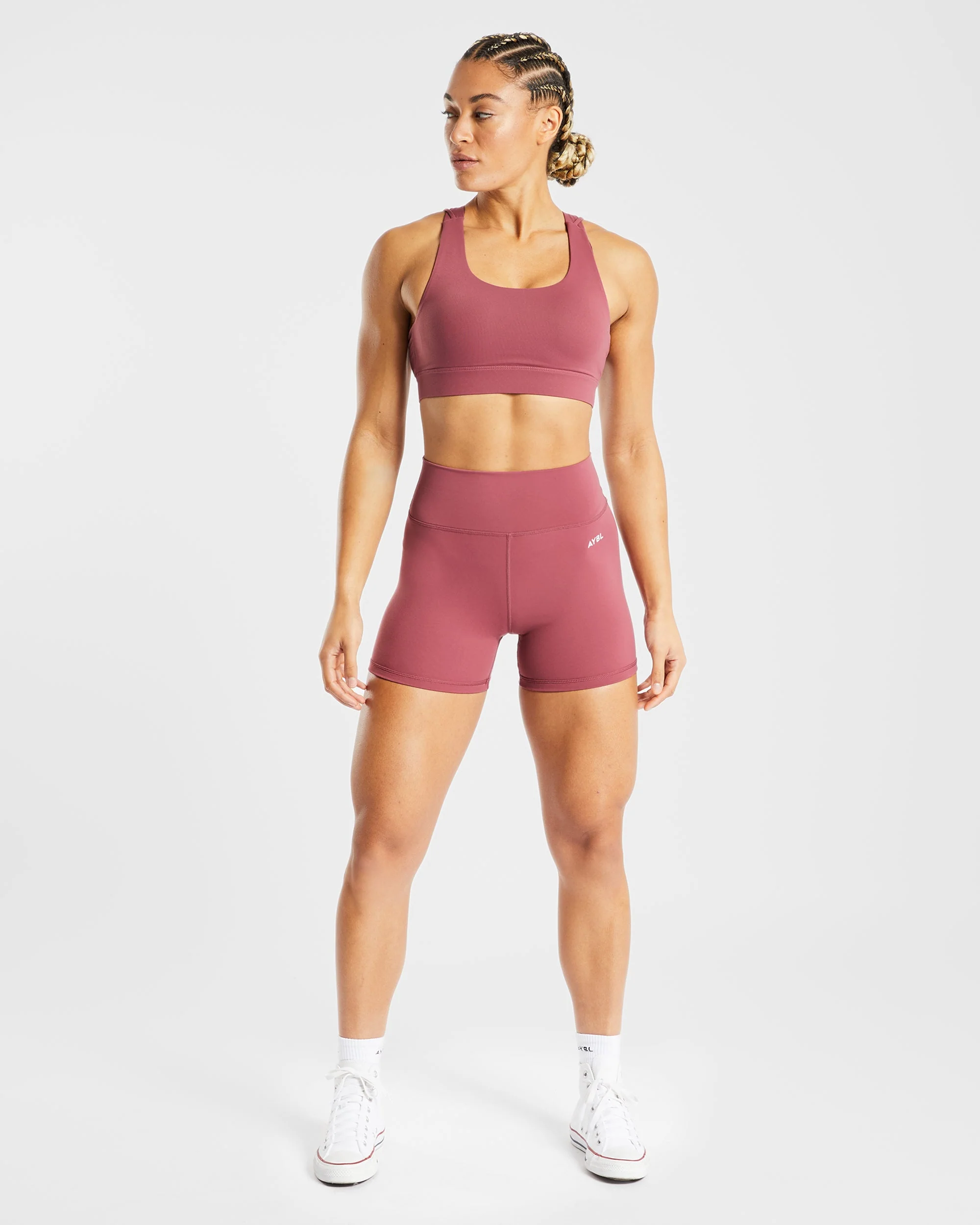 Core Sports Bra - Brick Rouge - Image 3
