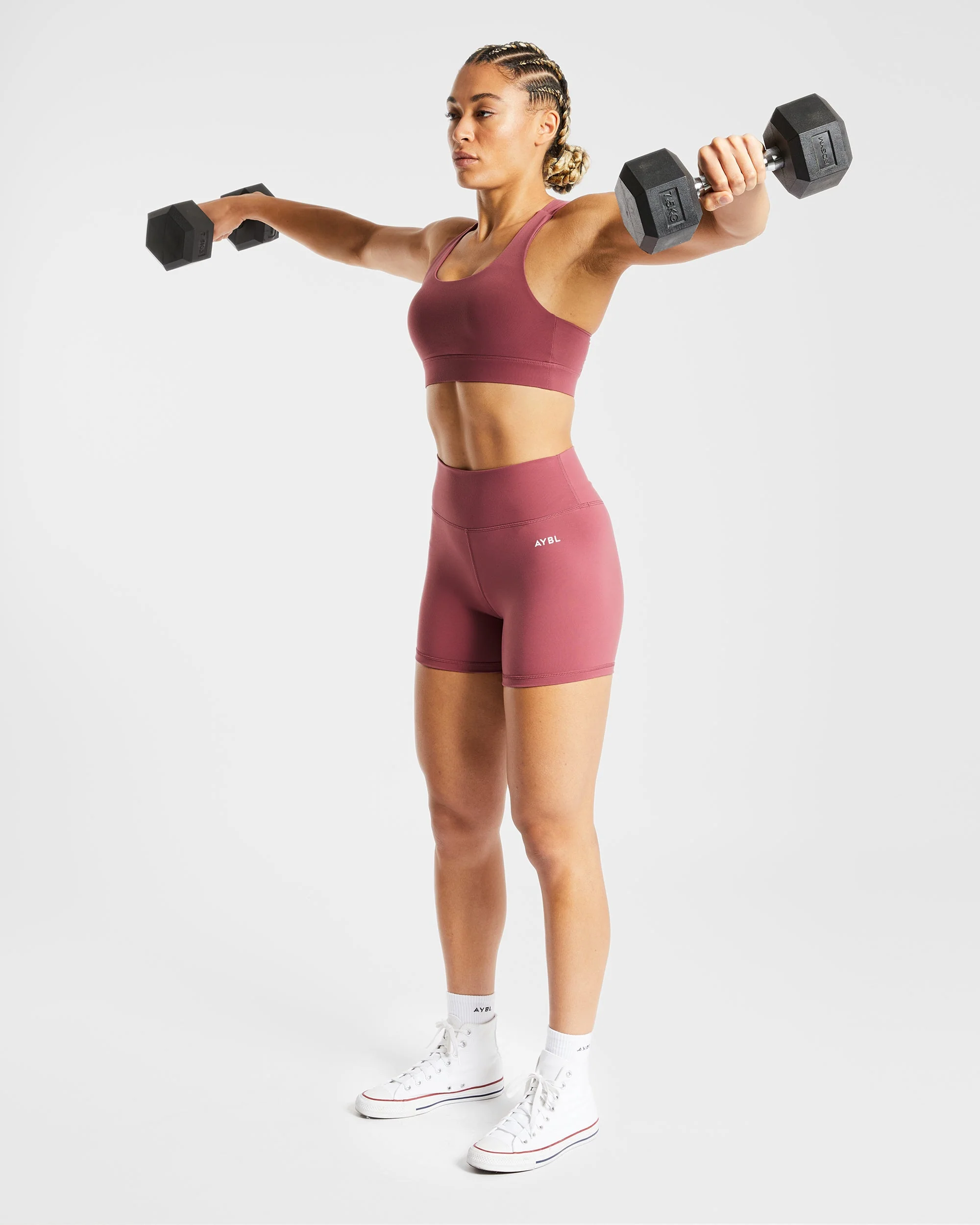Core Sports Bra - Brick Rouge - Image 7