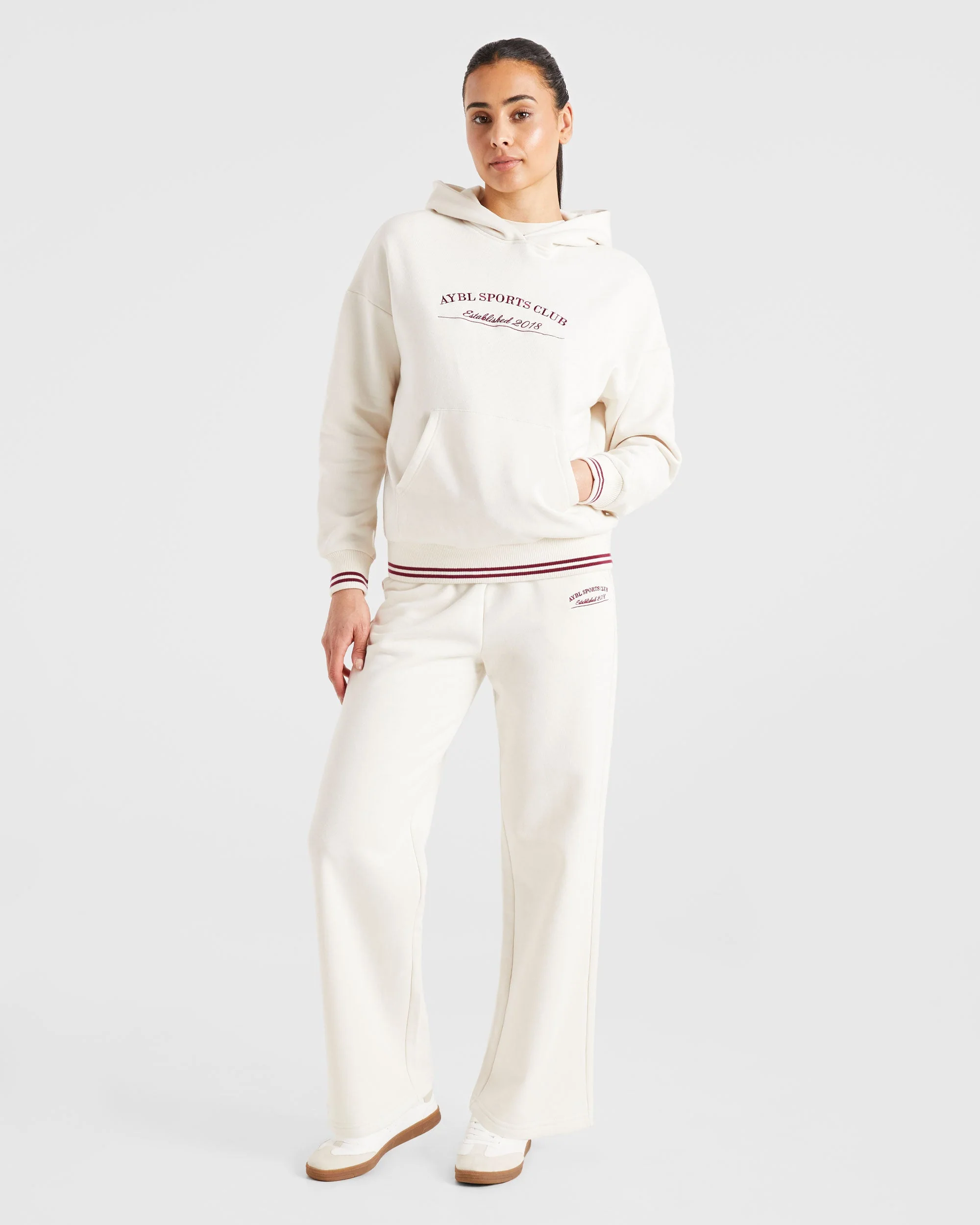 Courtside Hoodie - Off White - Image 3