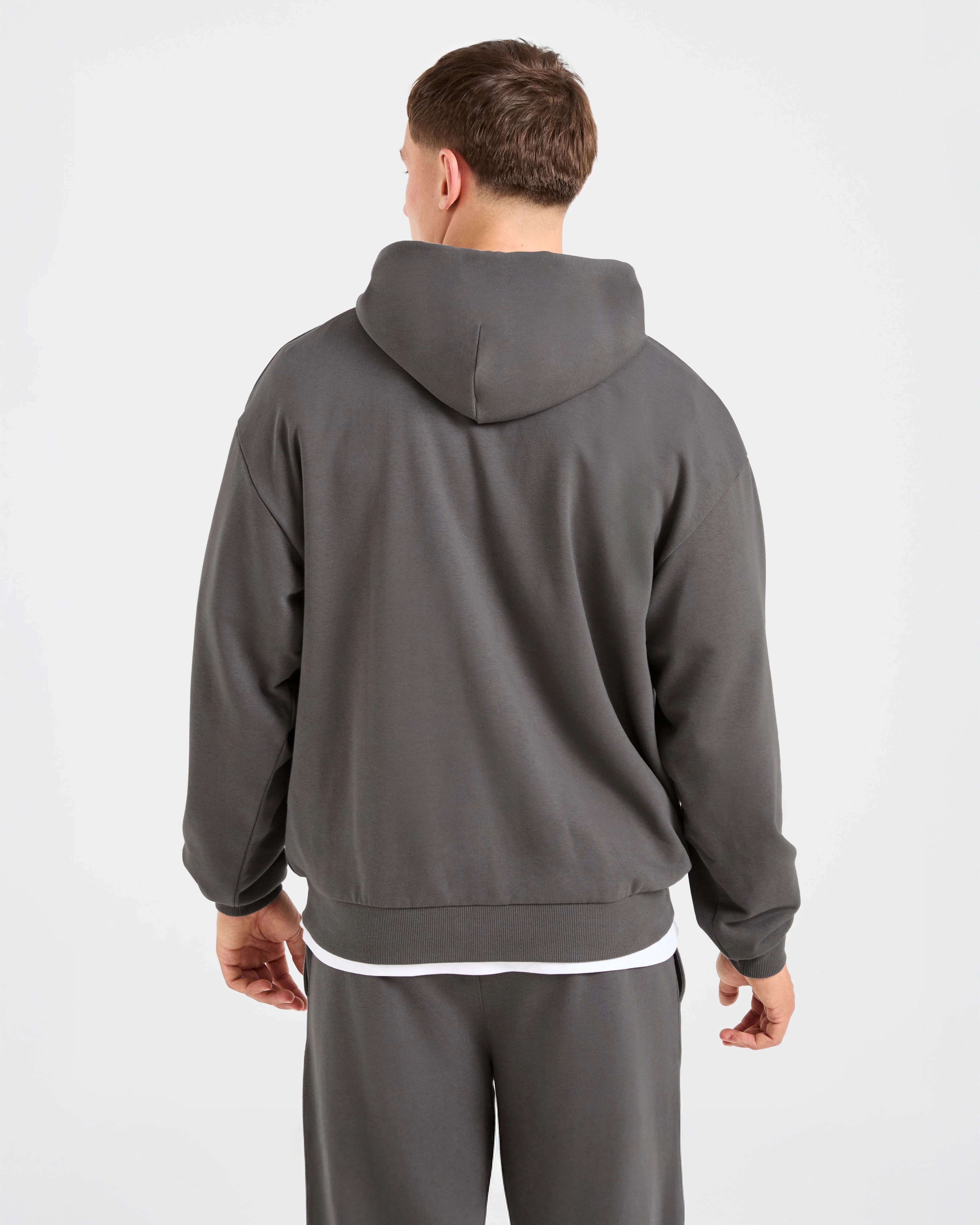 Craft Oversized Hoodie - Charcoal - Image 2