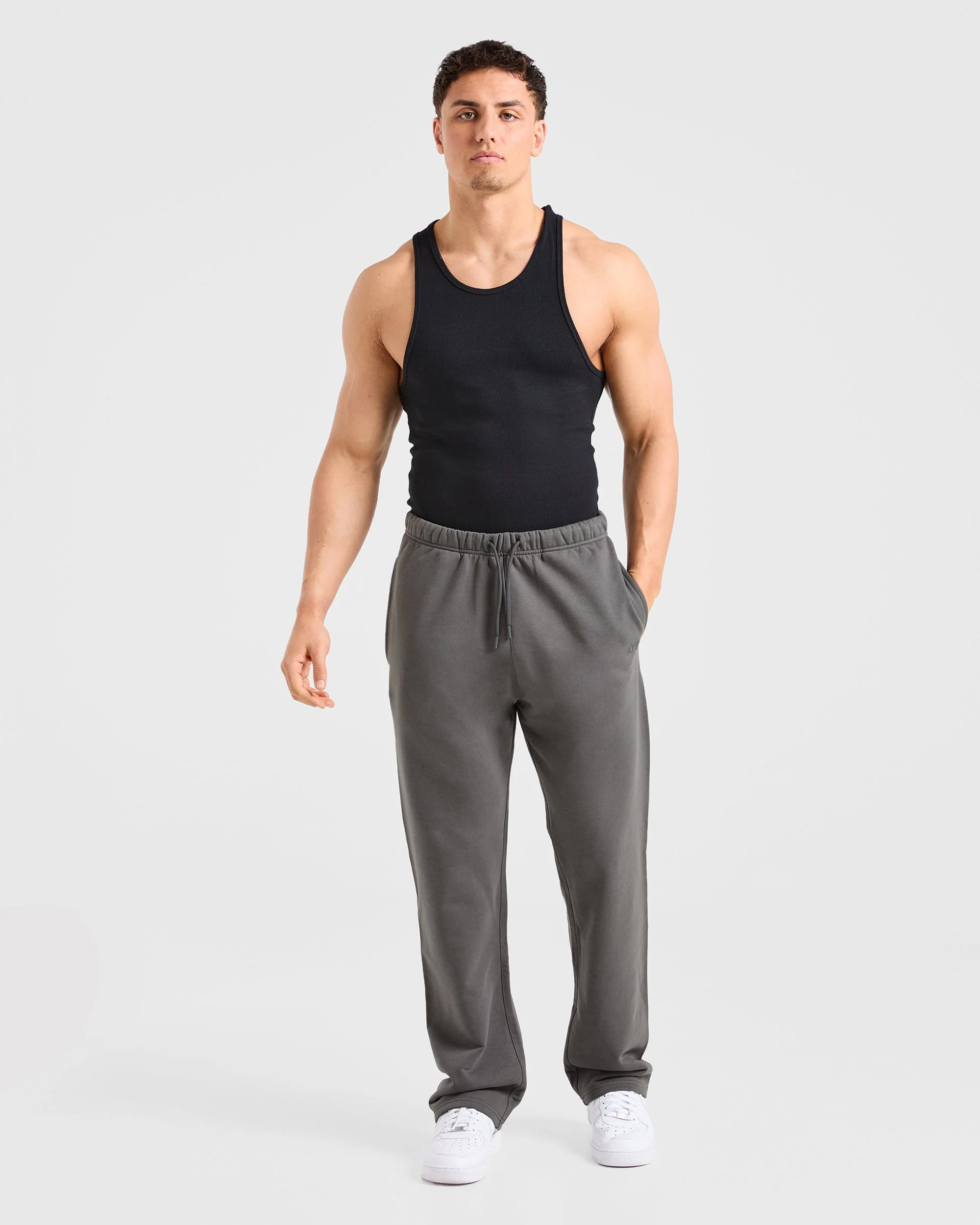 Craft Oversized Straight Leg Joggers - Charcoal - Image 3