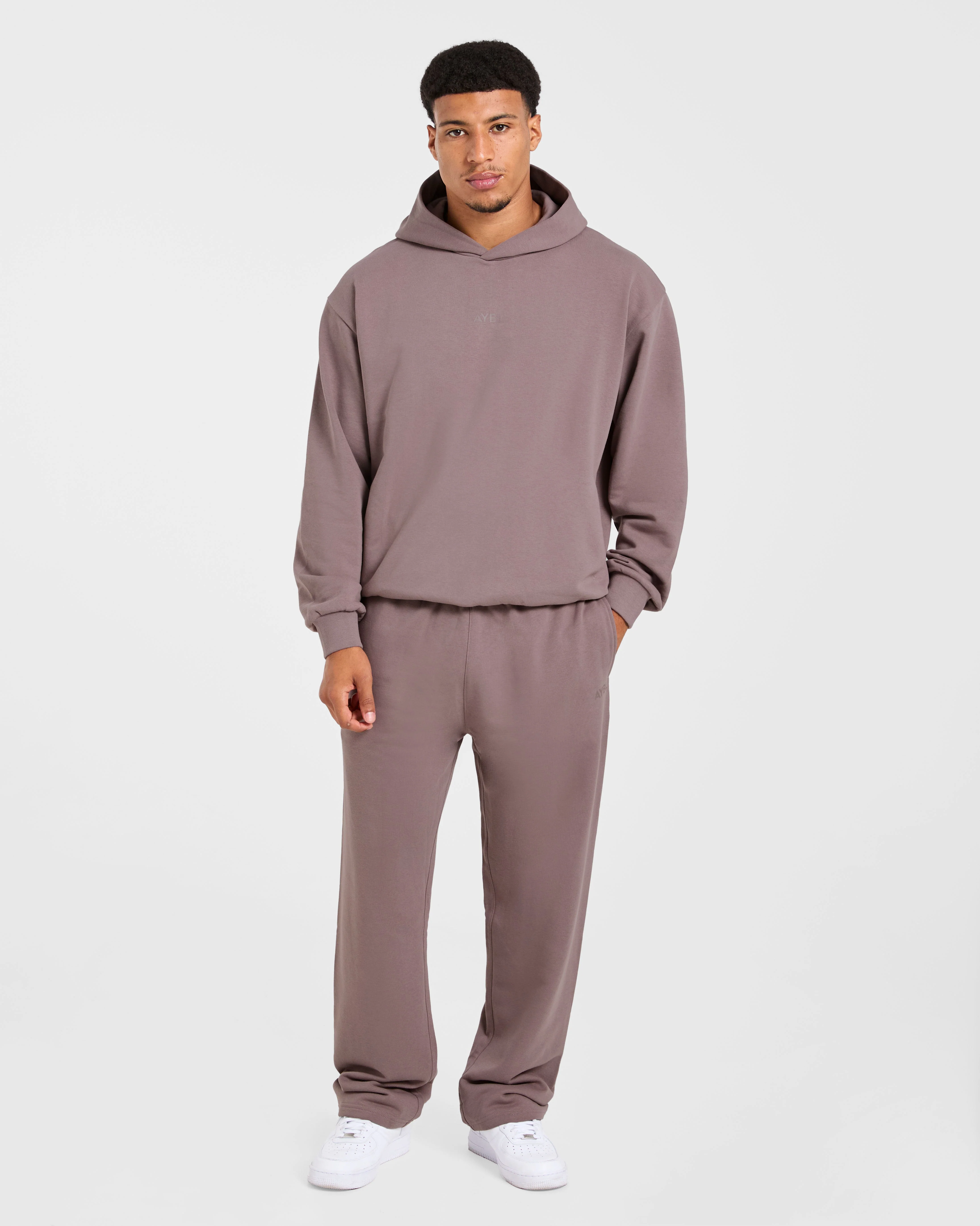 Craft Oversized Straight Leg Joggers - Muted Plum - Image 3