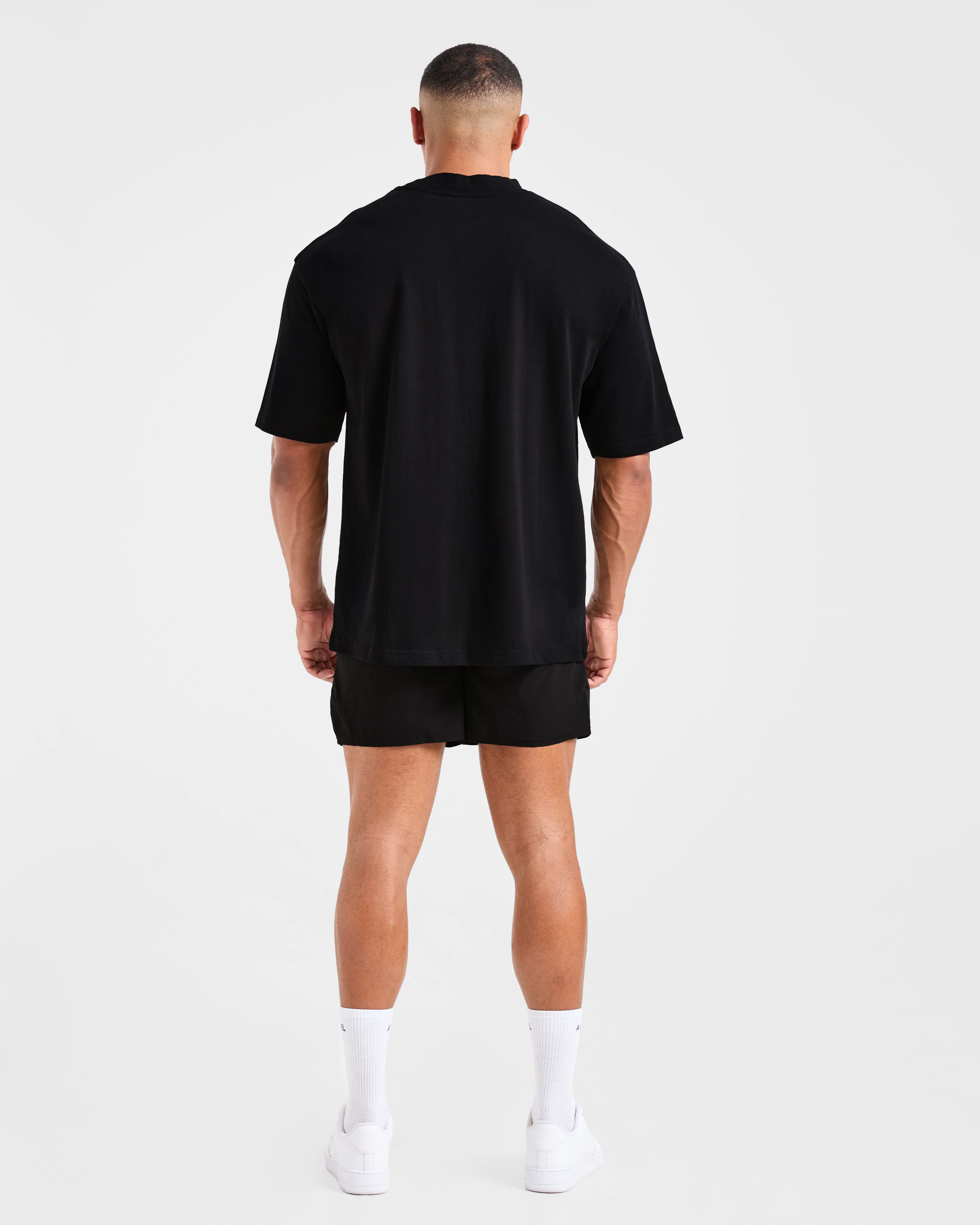 Craft Oversized T Shirt - Noir - Image 4
