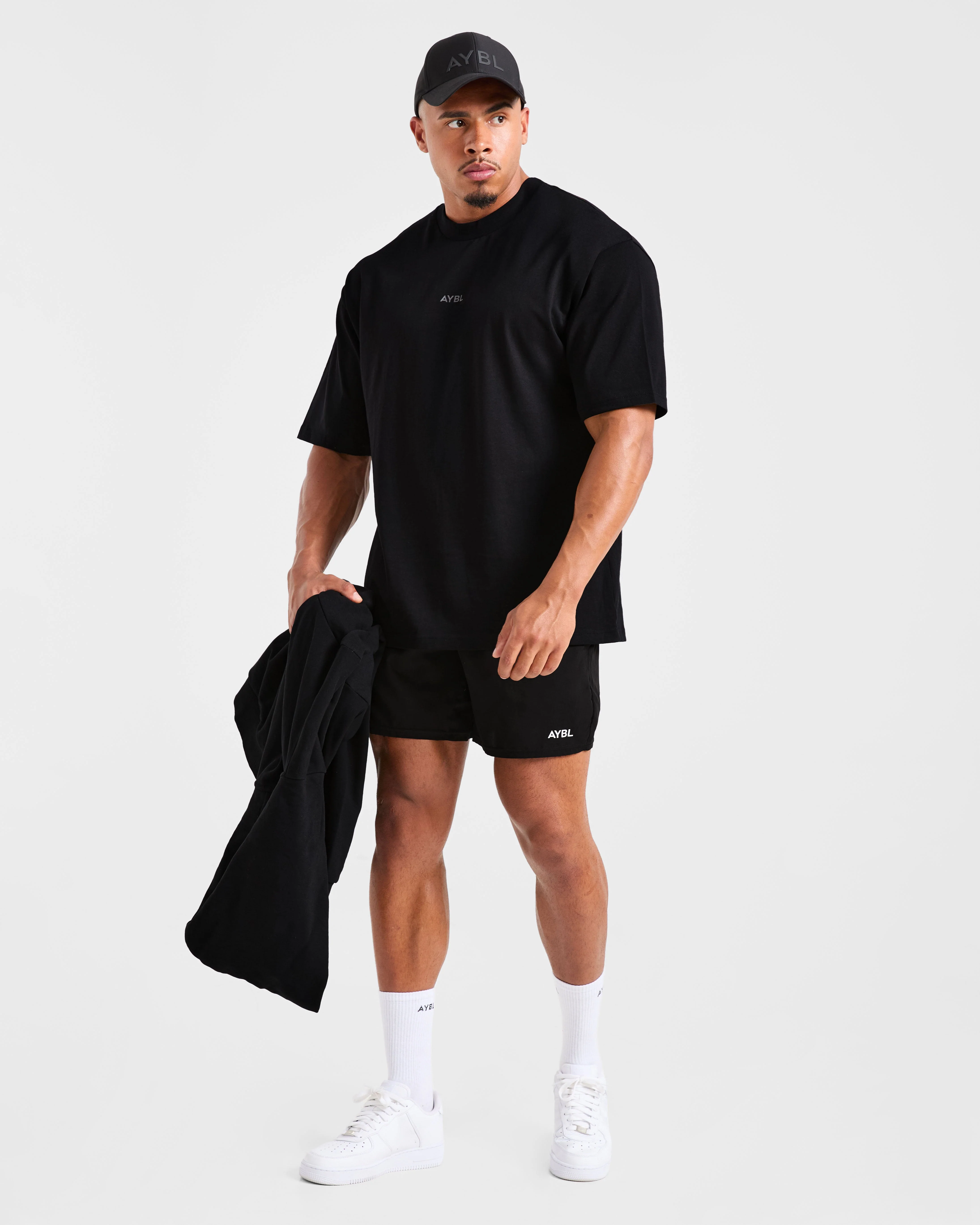 Craft Oversized T Shirt - Noir - Image 7