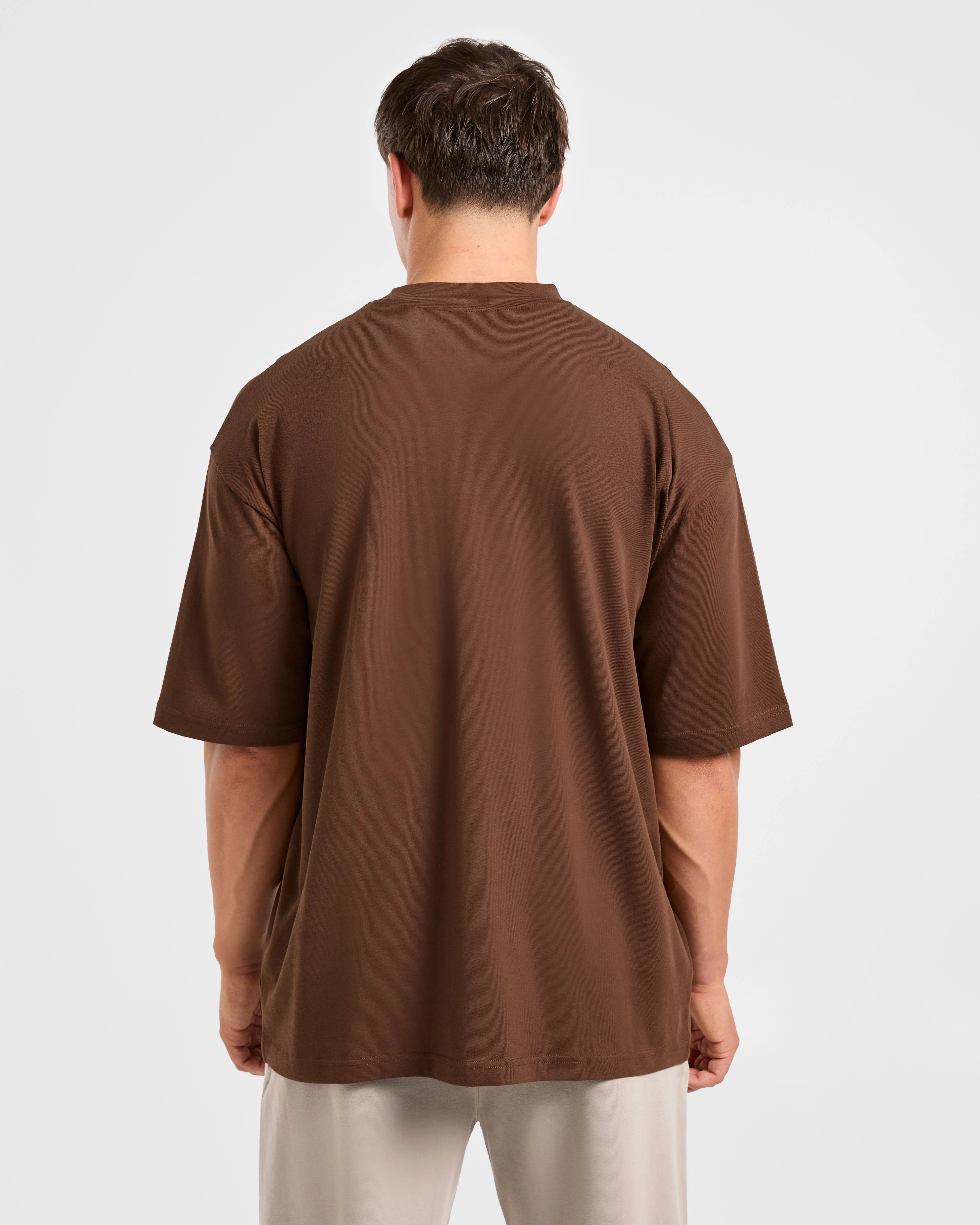 Craft Oversized T Shirt - Marron - Image 2