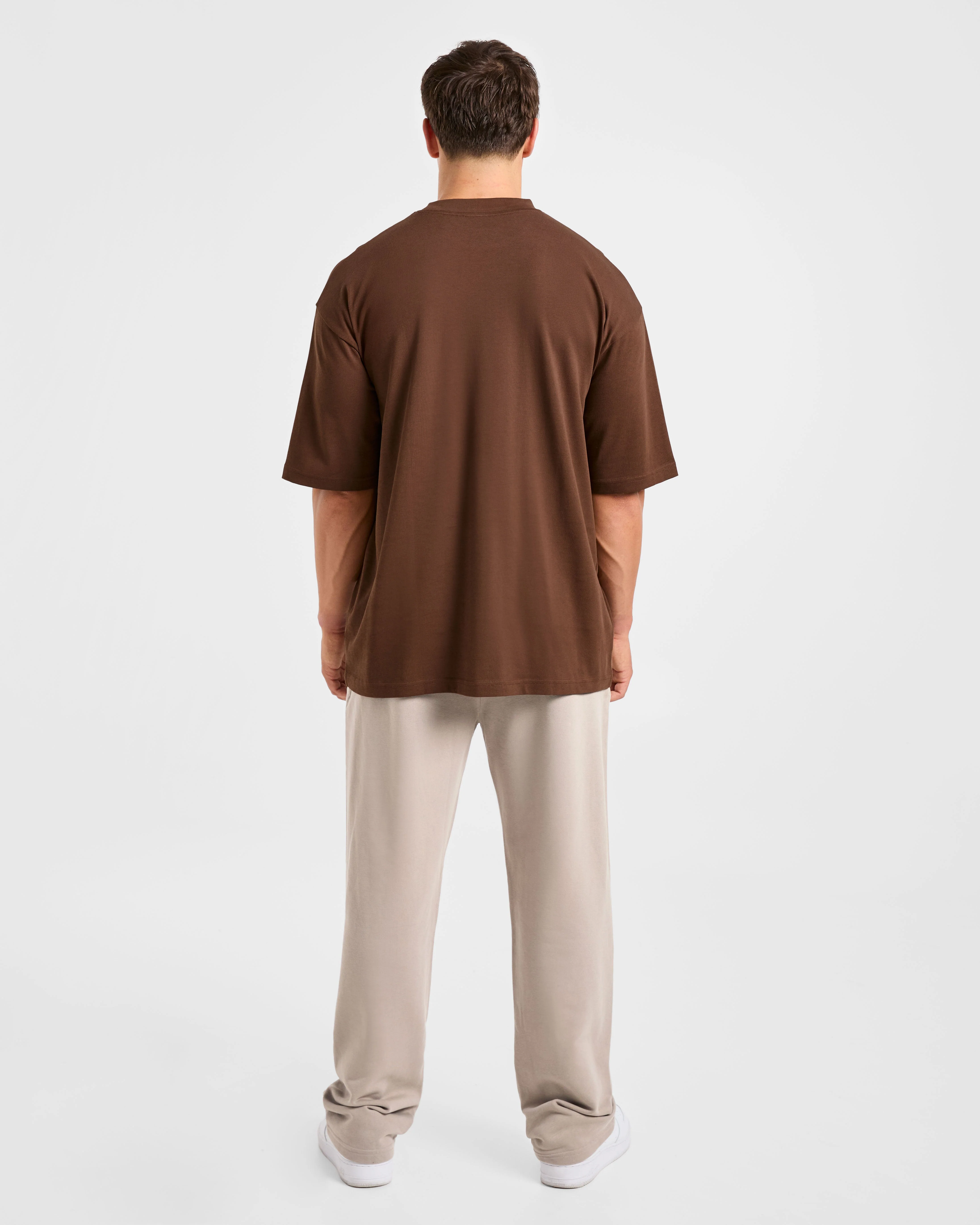 Craft Oversized T Shirt - Marron - Image 4