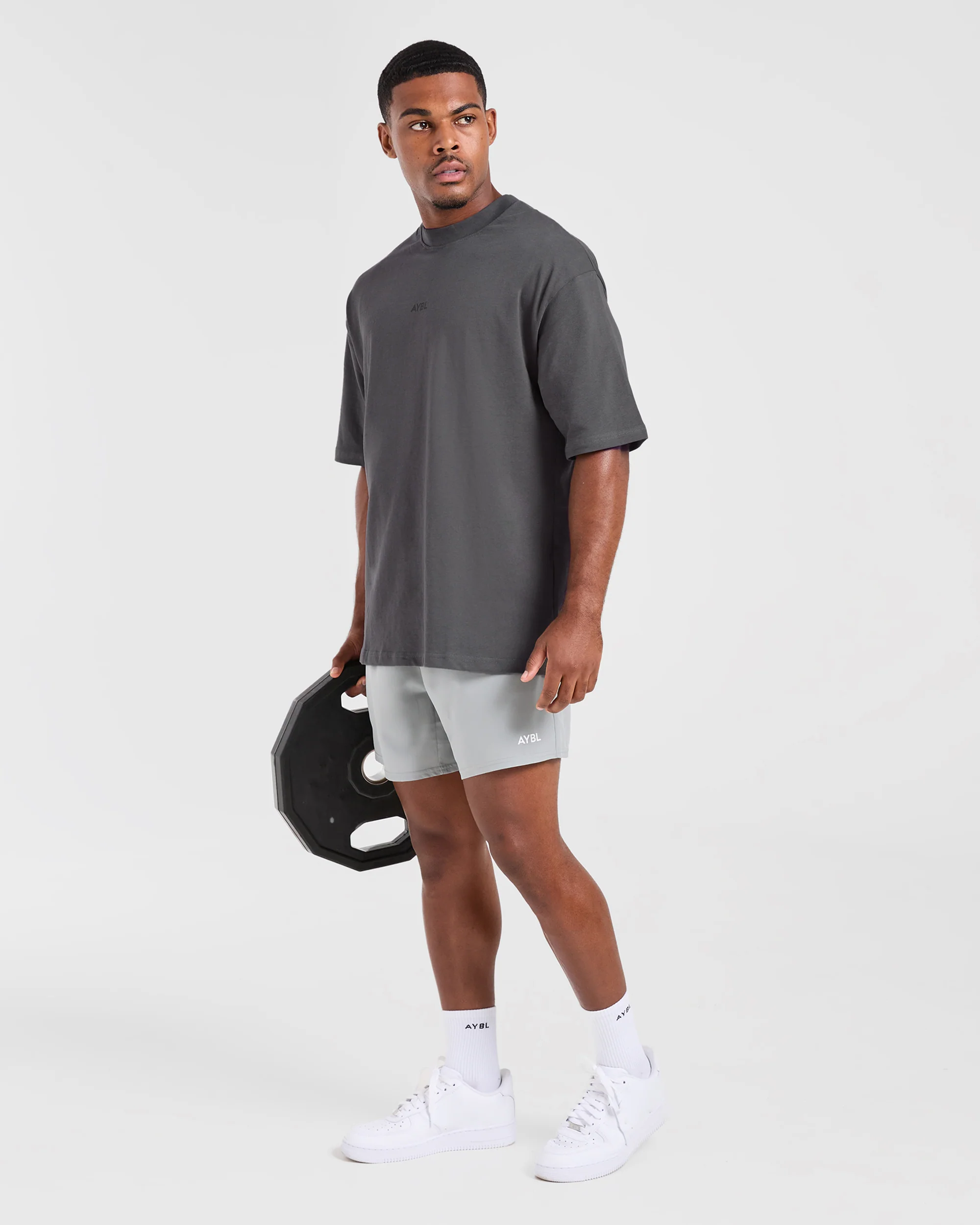 Craft Oversized T Shirt - Charcoal - Image 8