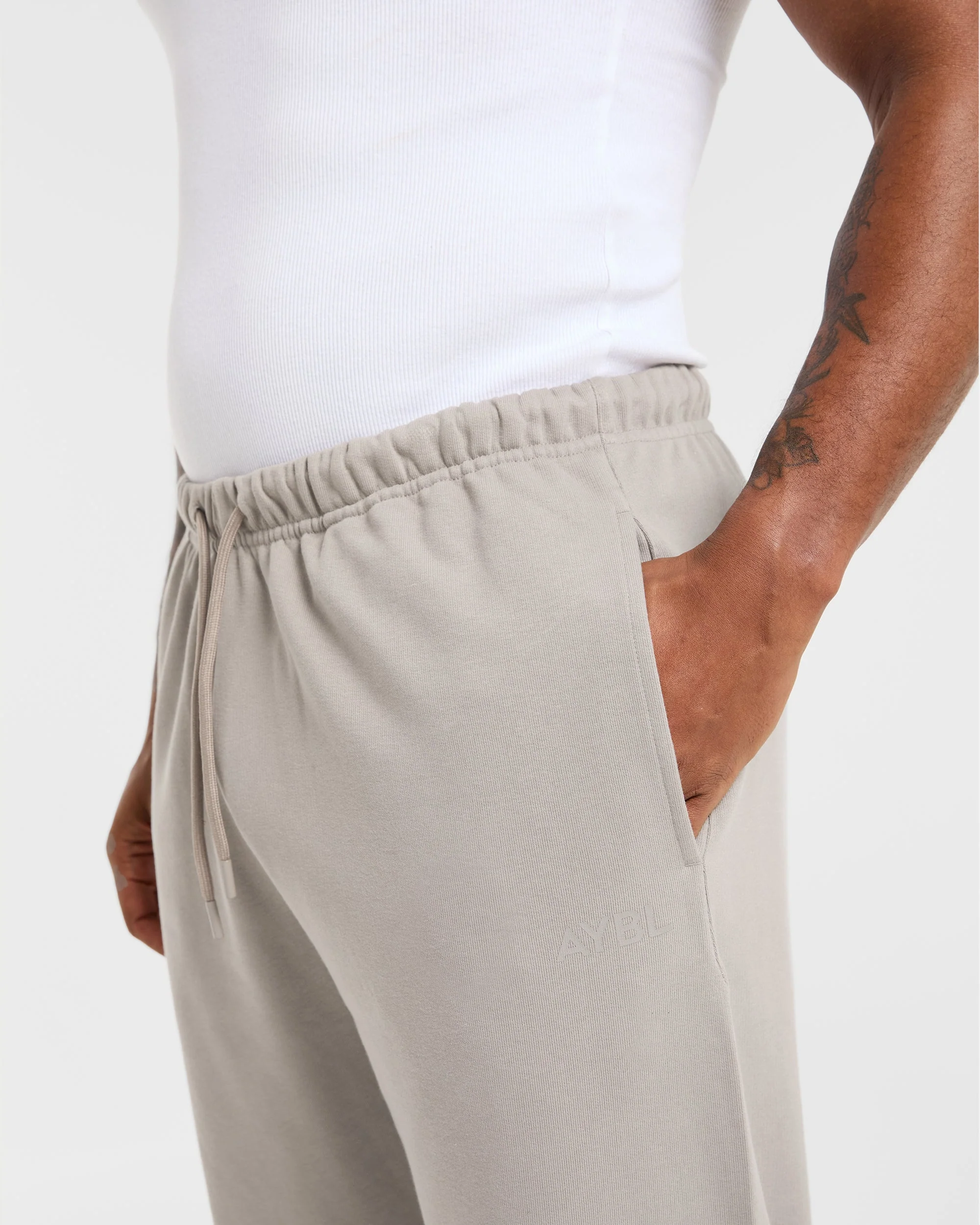Craft Oversized Straight Leg Joggers - Fog - Image 5