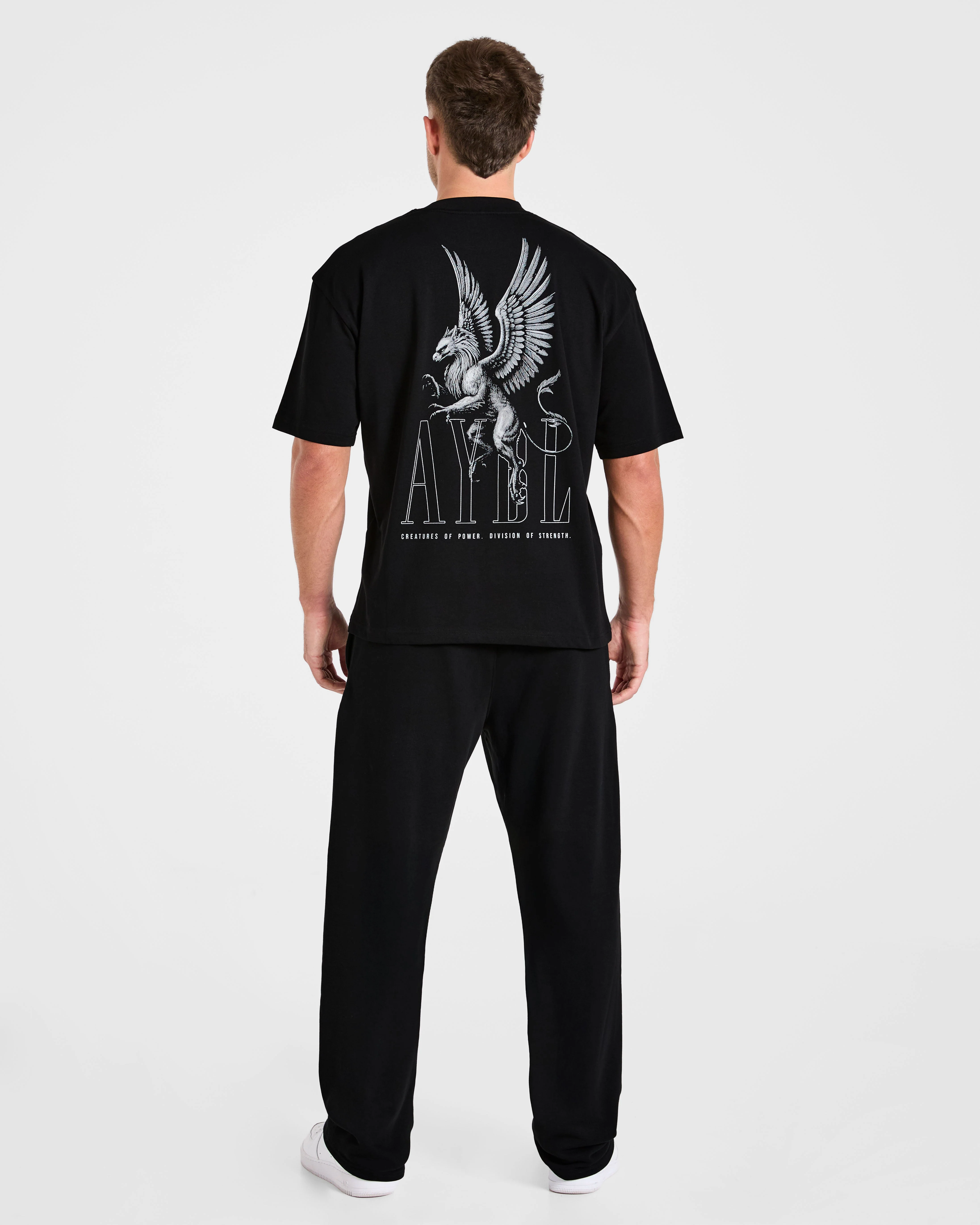 Creatures Of Power Oversized T Shirt - Noir - Image 4