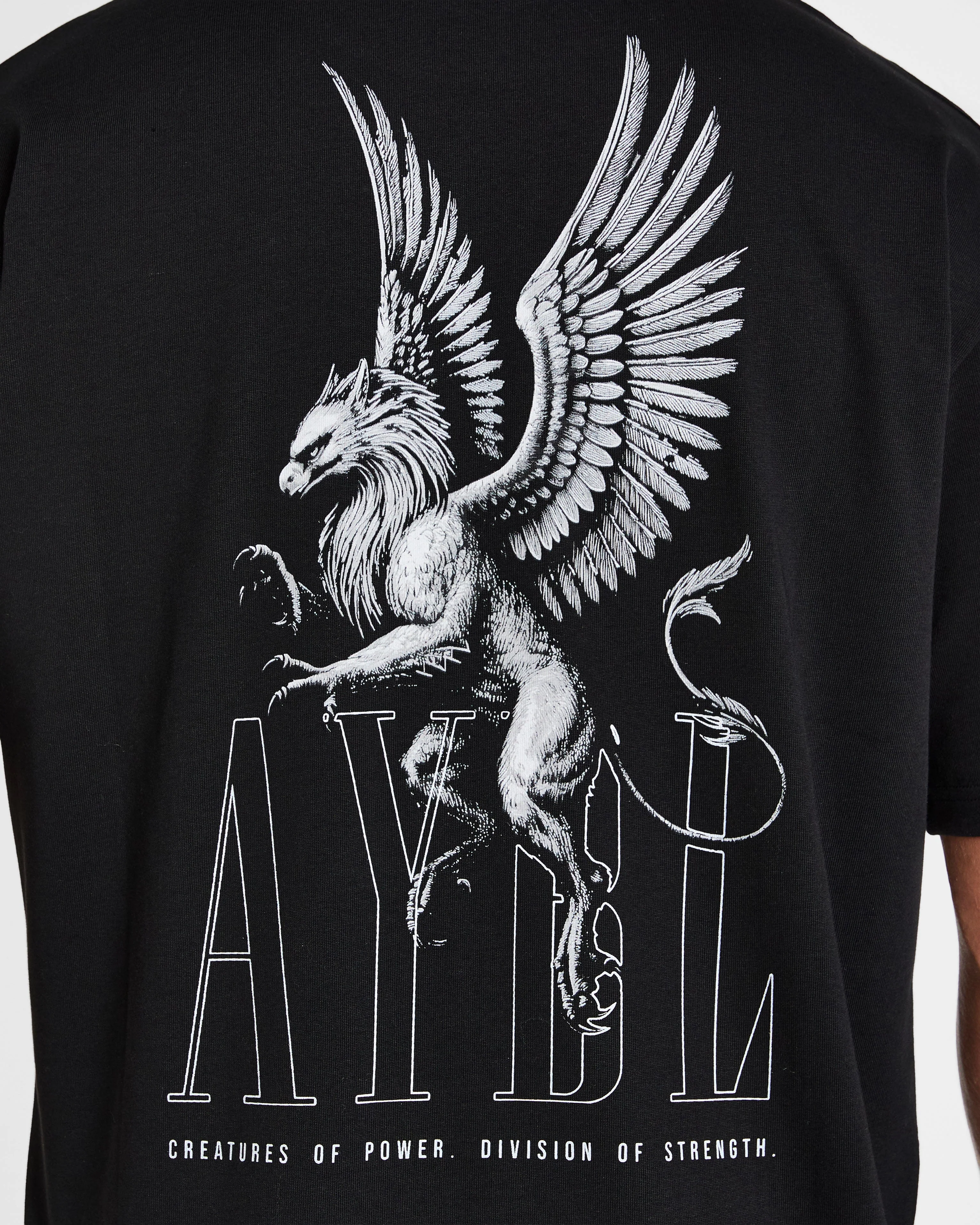 Creatures Of Power Oversized T Shirt - Noir - Image 6