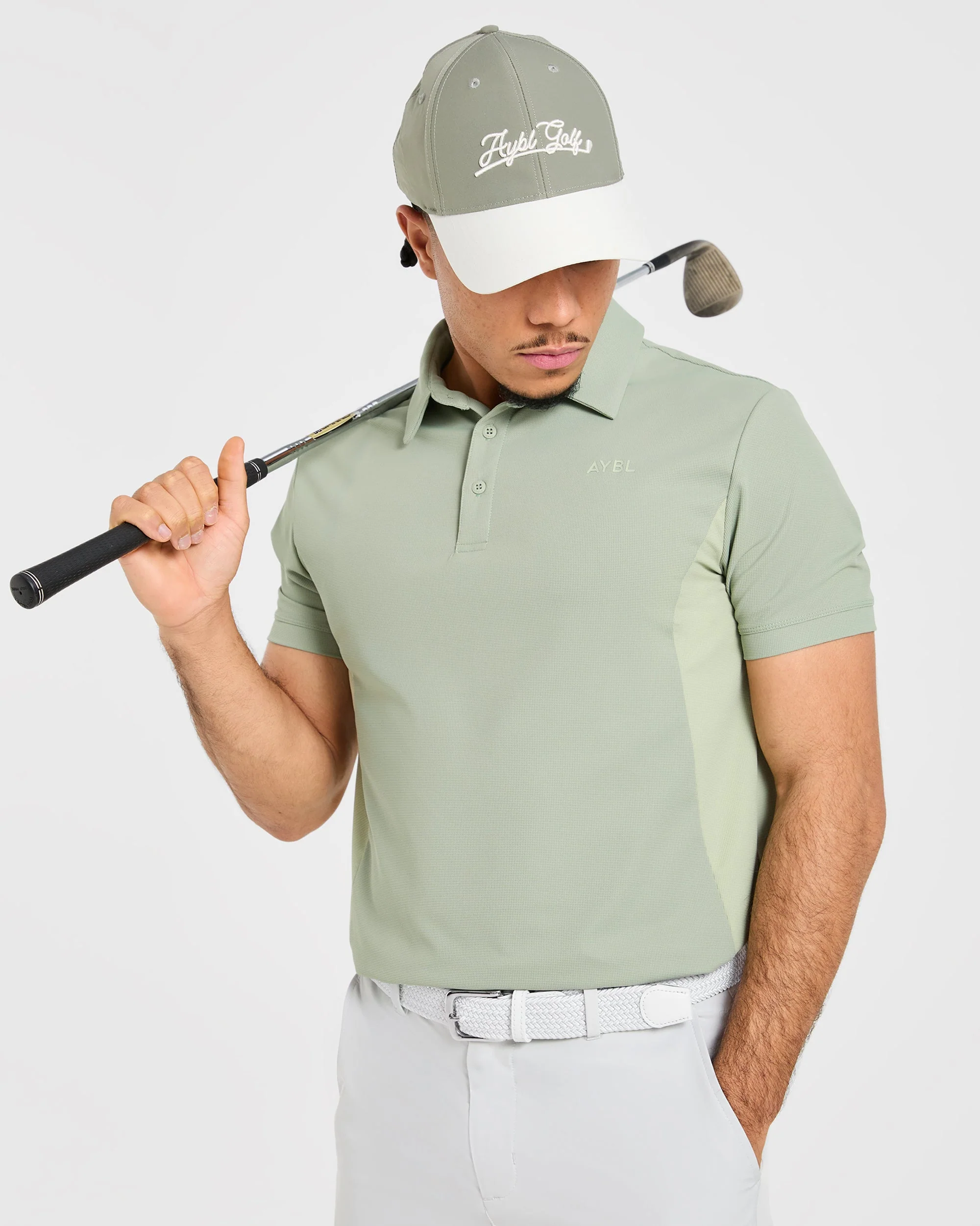Edge Polo - Muted Olive Vert - Image 8