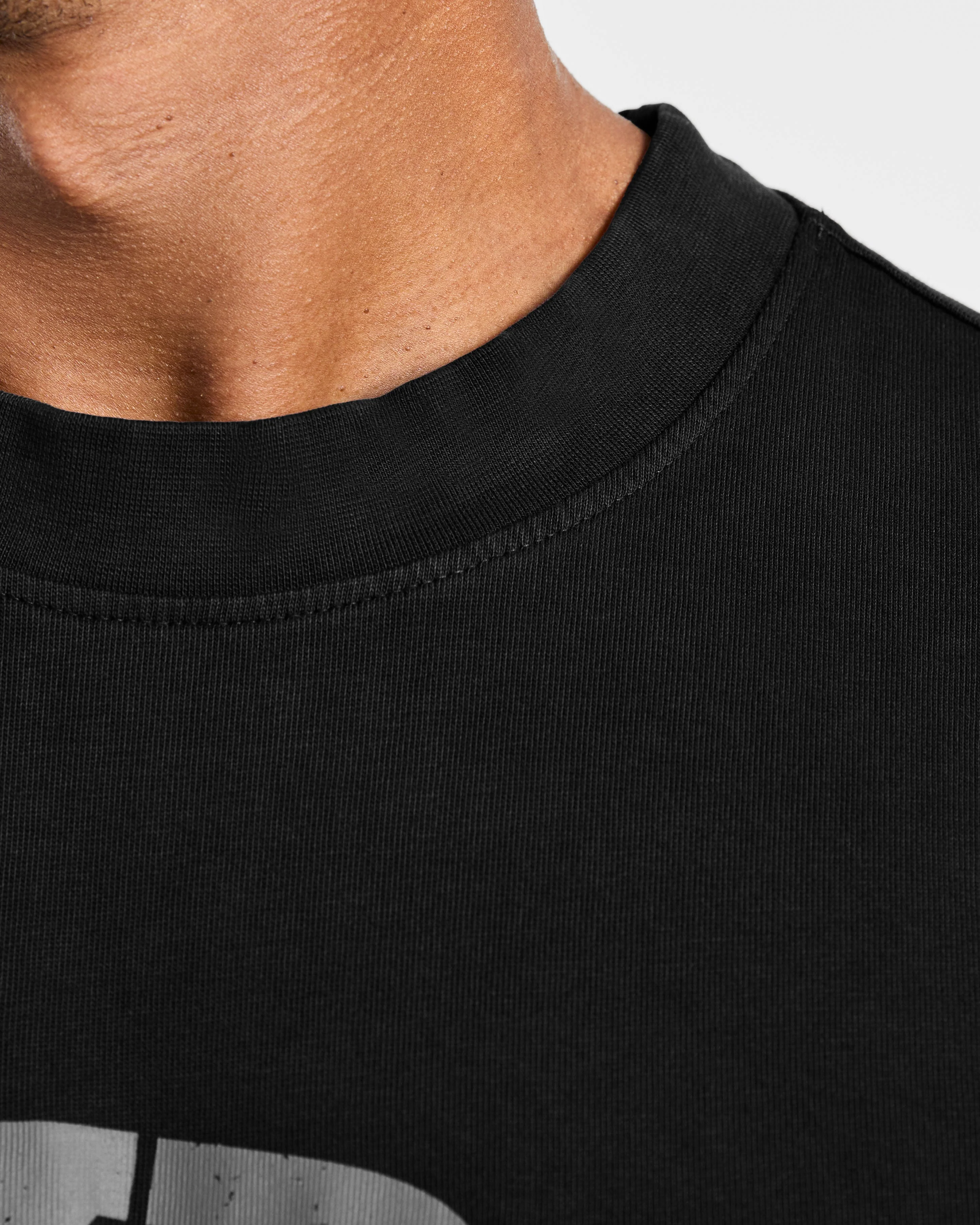 Elite Oversized T Shirt- Noir/Charcoal - Image 6