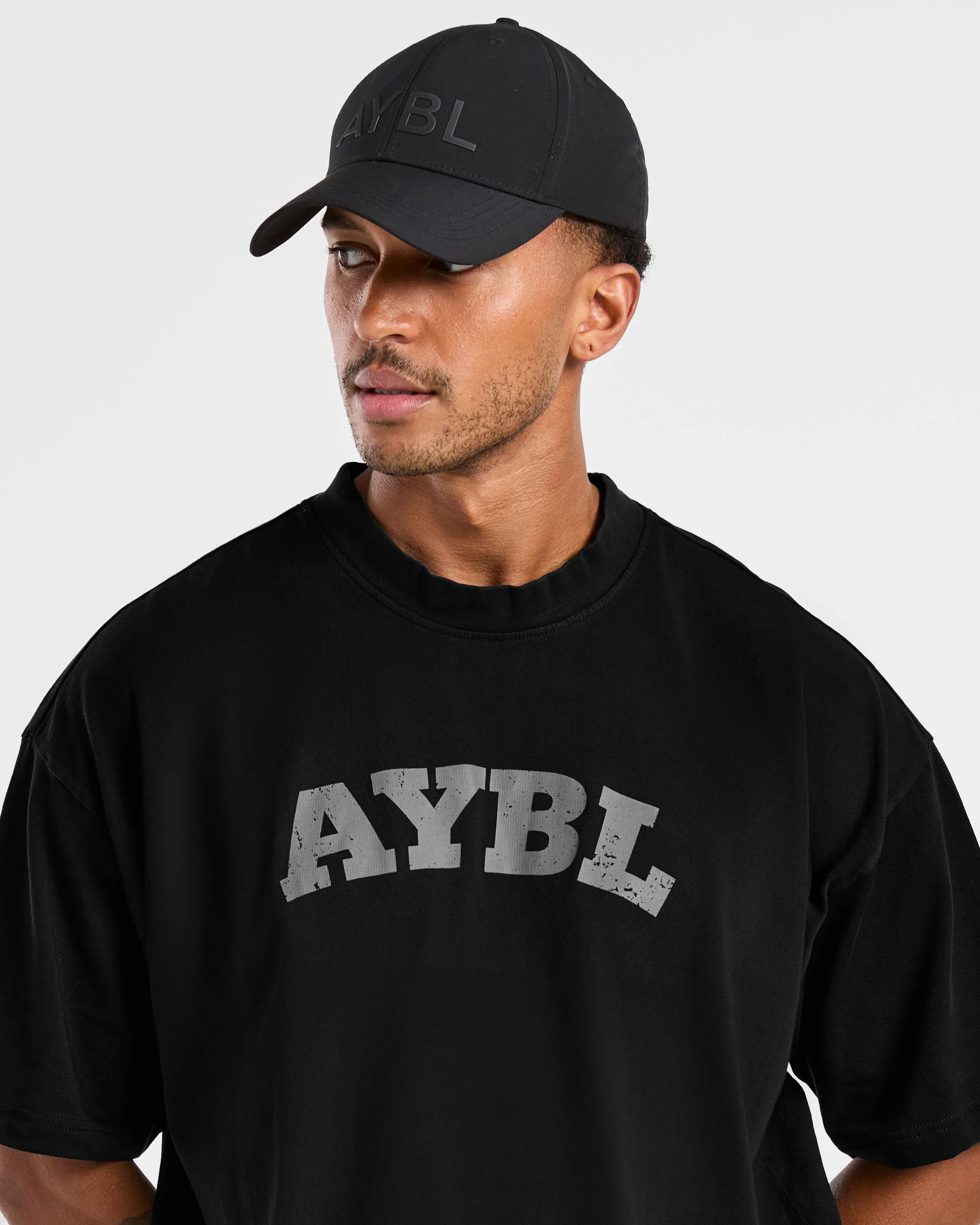 Elite Oversized T Shirt- Noir/Charcoal - Image 8