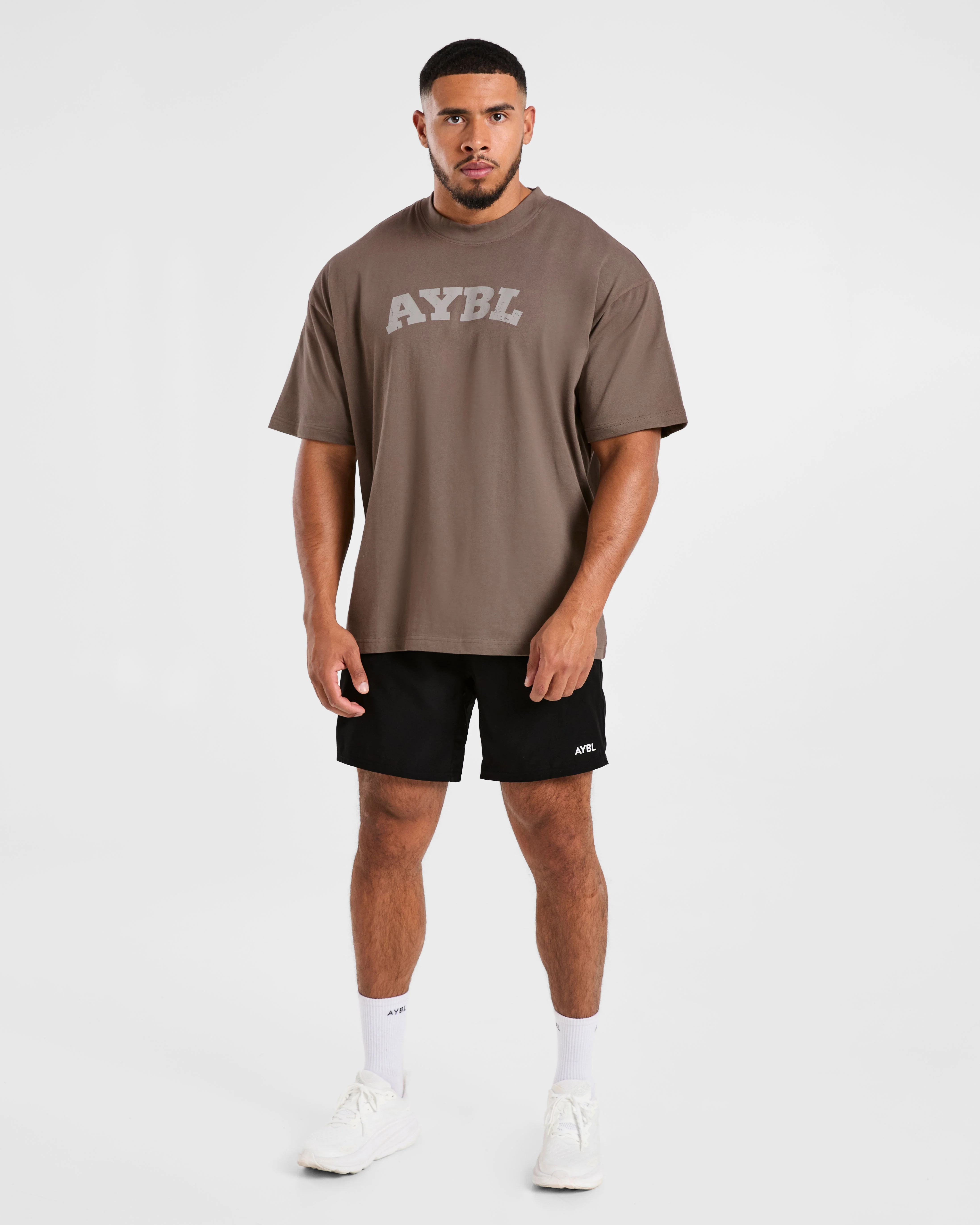 Elite Oversized T Shirt- Umber Marron - Image 3