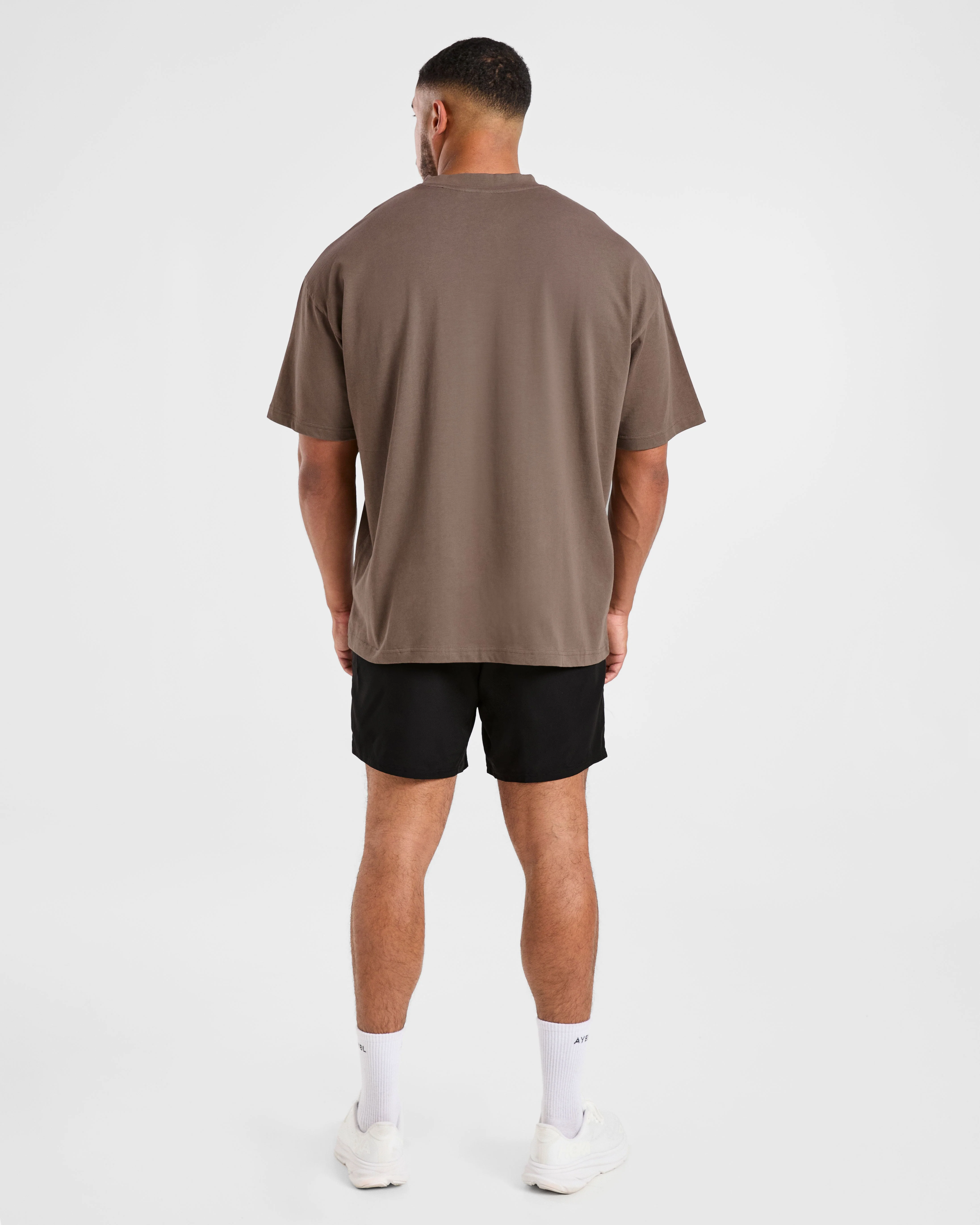 Elite Oversized T Shirt- Umber Marron - Image 4
