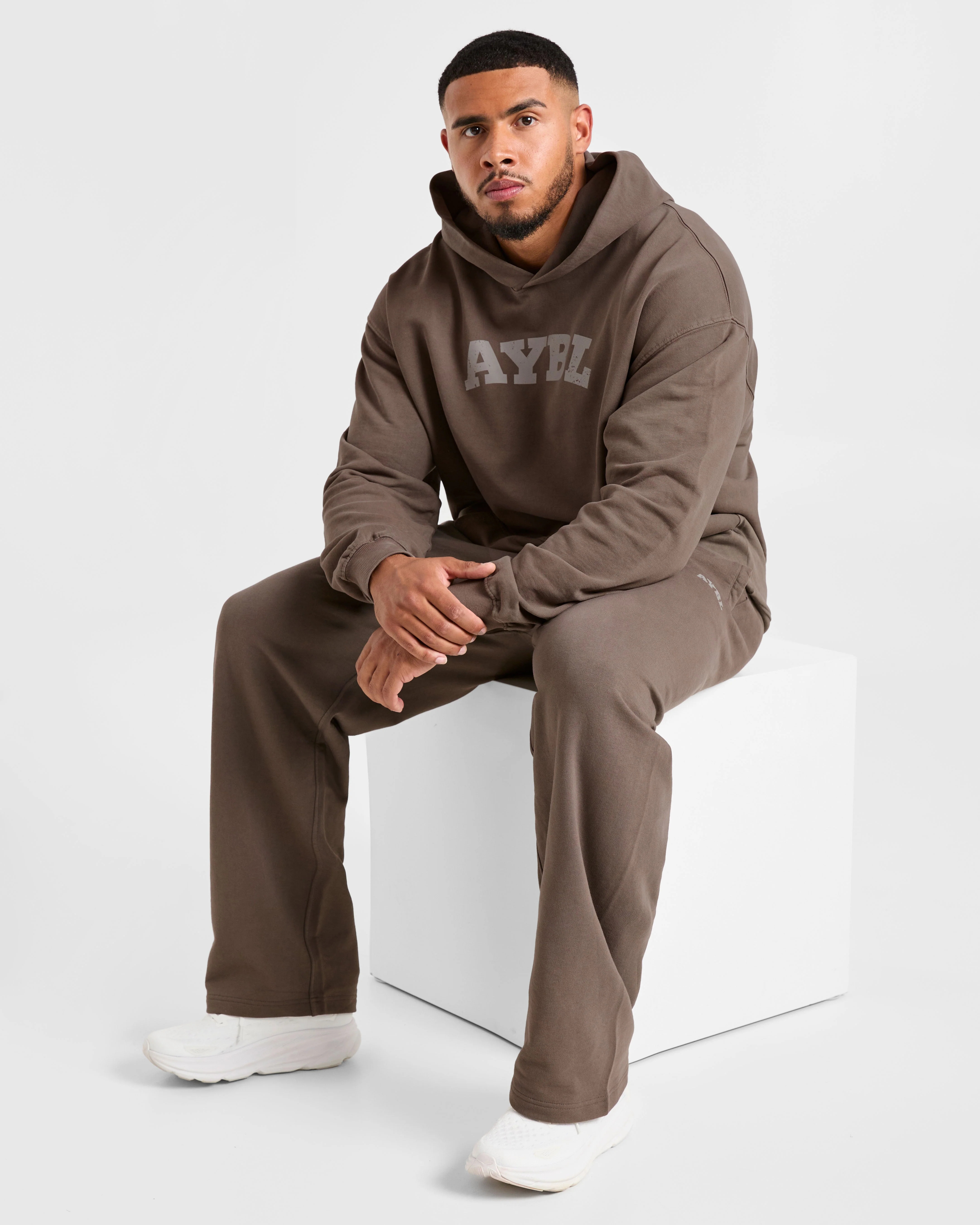 Elite Straight Leg Joggers - Umber Marron - Image 7
