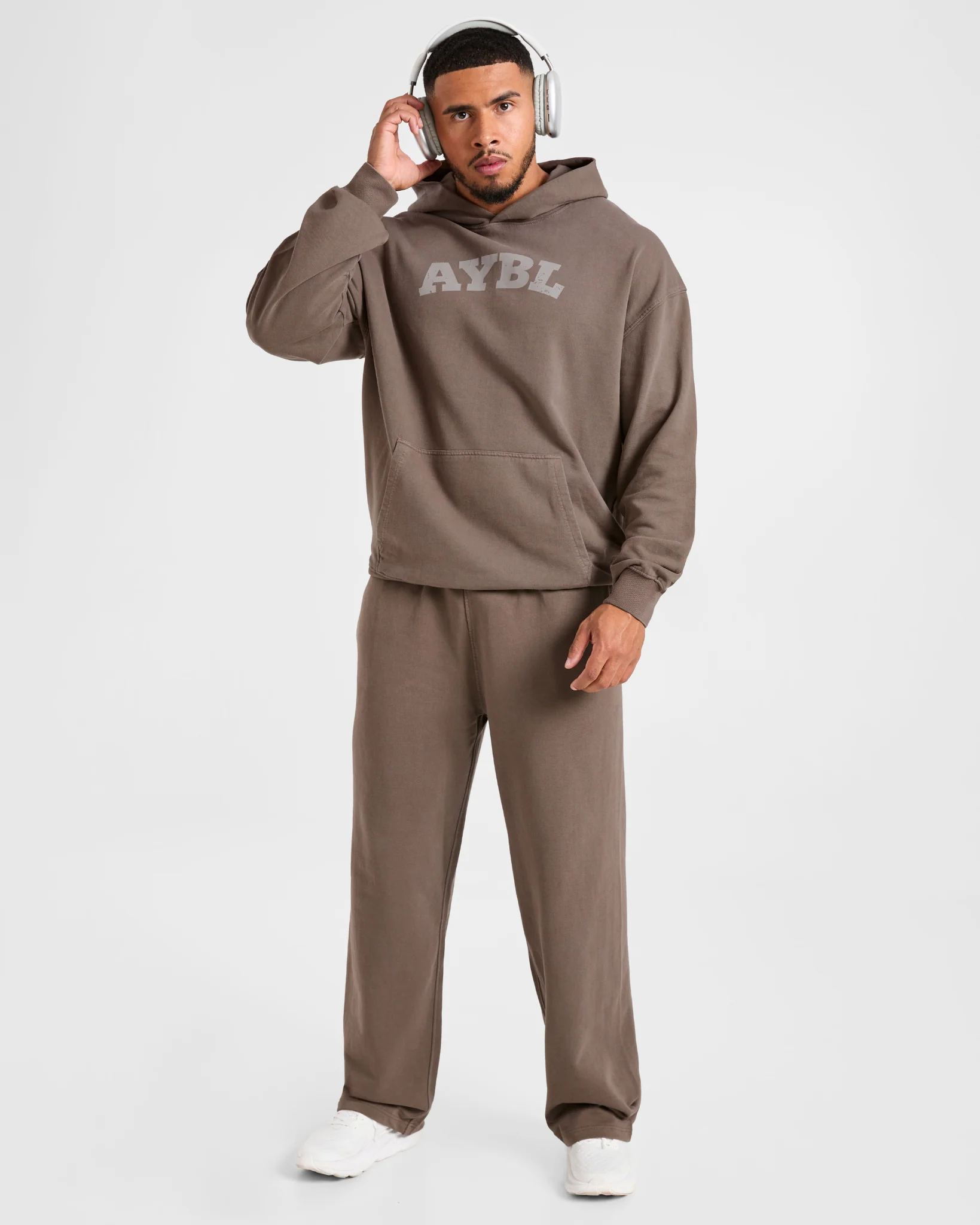 Elite Straight Leg Joggers - Umber Marron - Image 8
