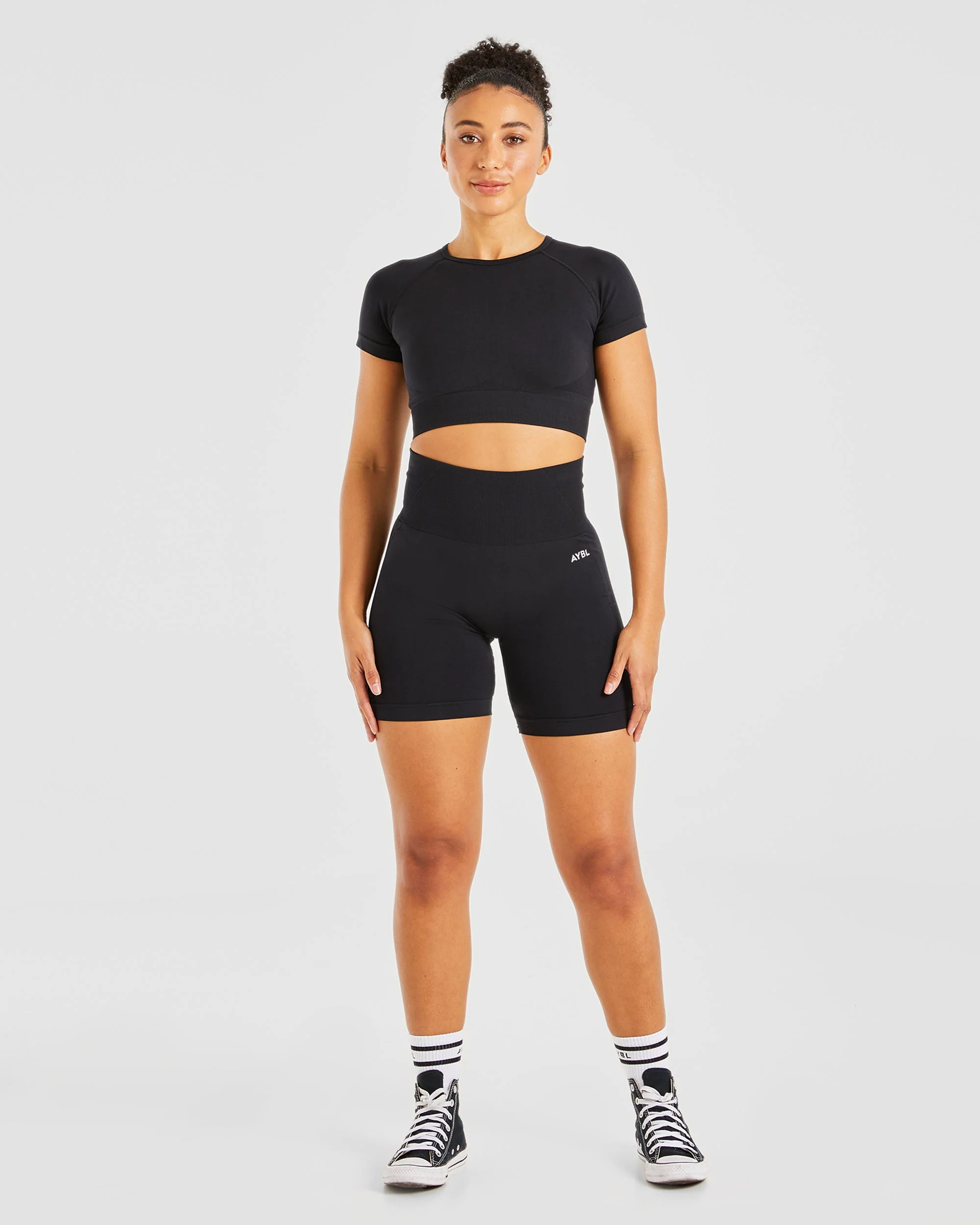 Empower Seamless Cycling Shorts - Noir - Image 3
