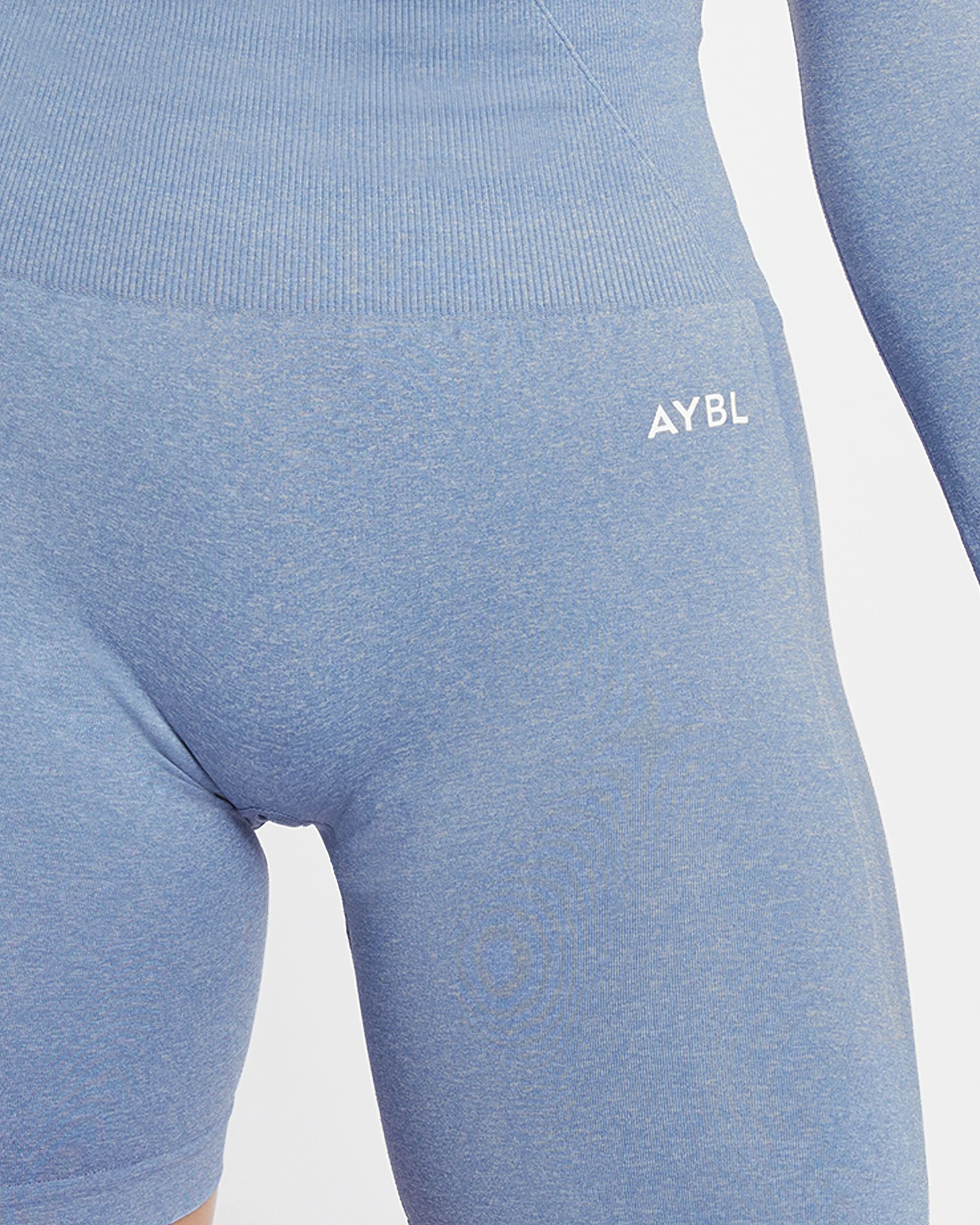 Empower Seamless Cycling Shorts - Bleu Marl - Image 5