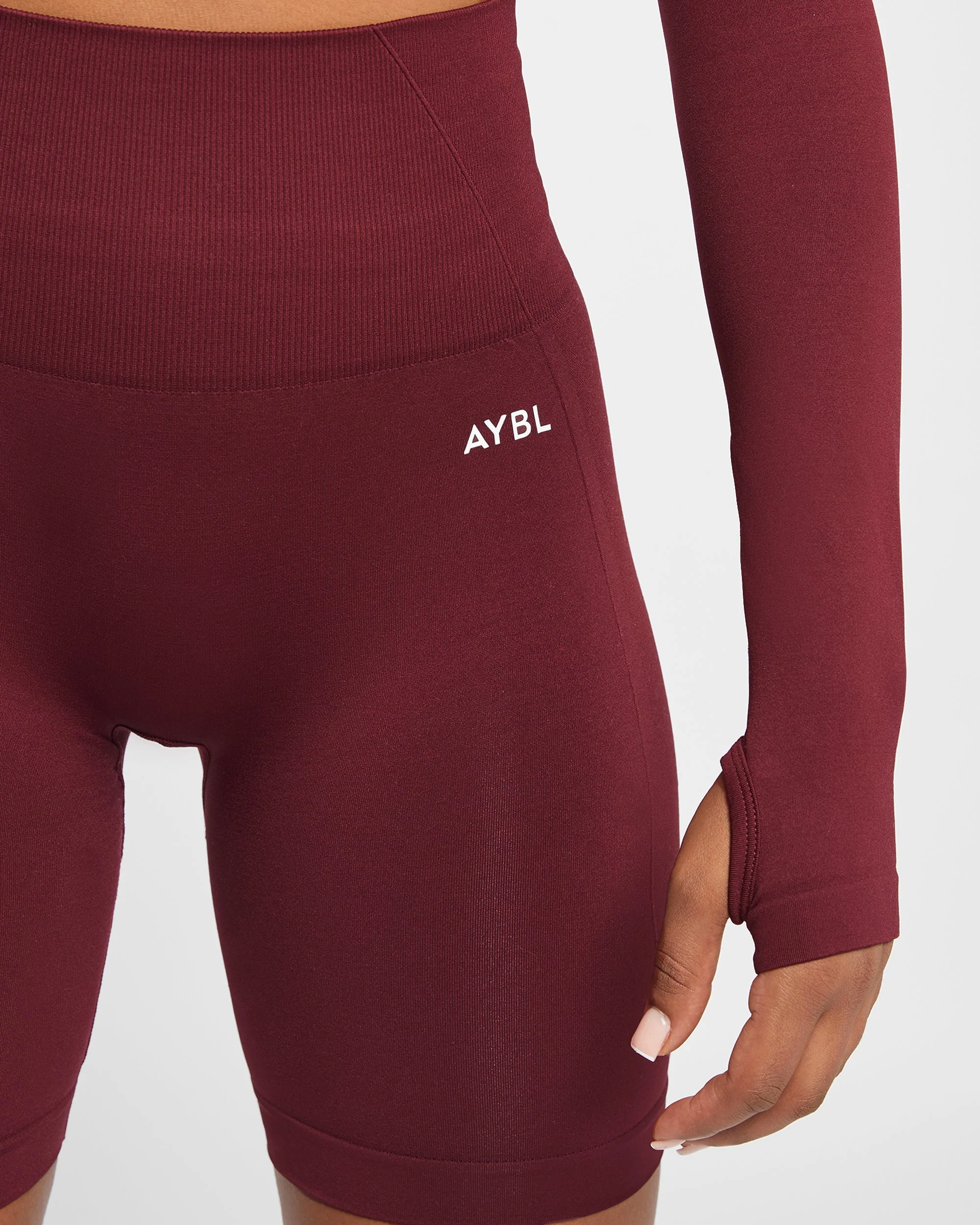Empower Seamless Cycling Shorts - Rouge Wine - Image 5