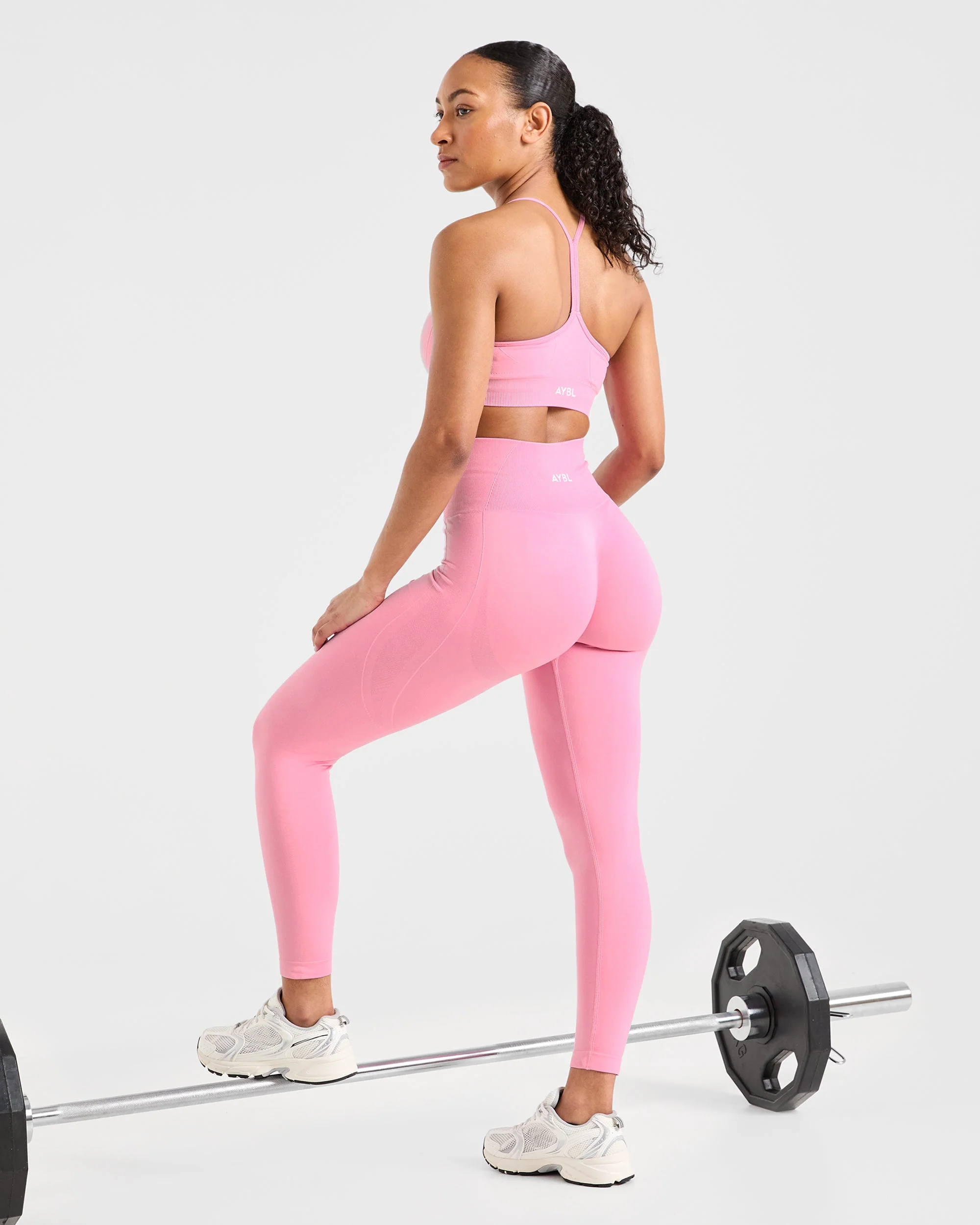 Empower Seamless Leggings - Baby Rose - Image 7
