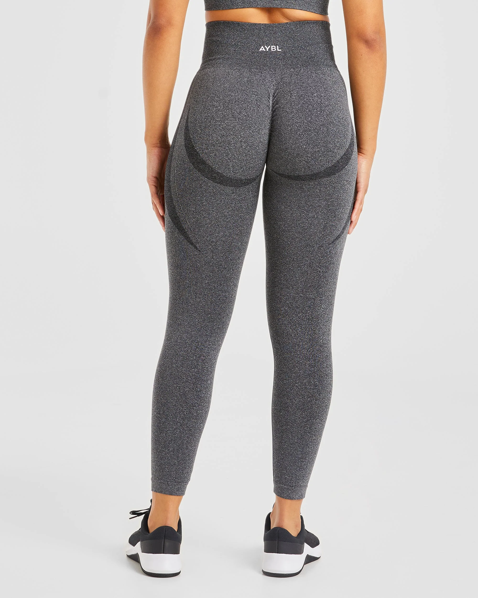Empower Seamless Leggings - Noir Marl - Image 2