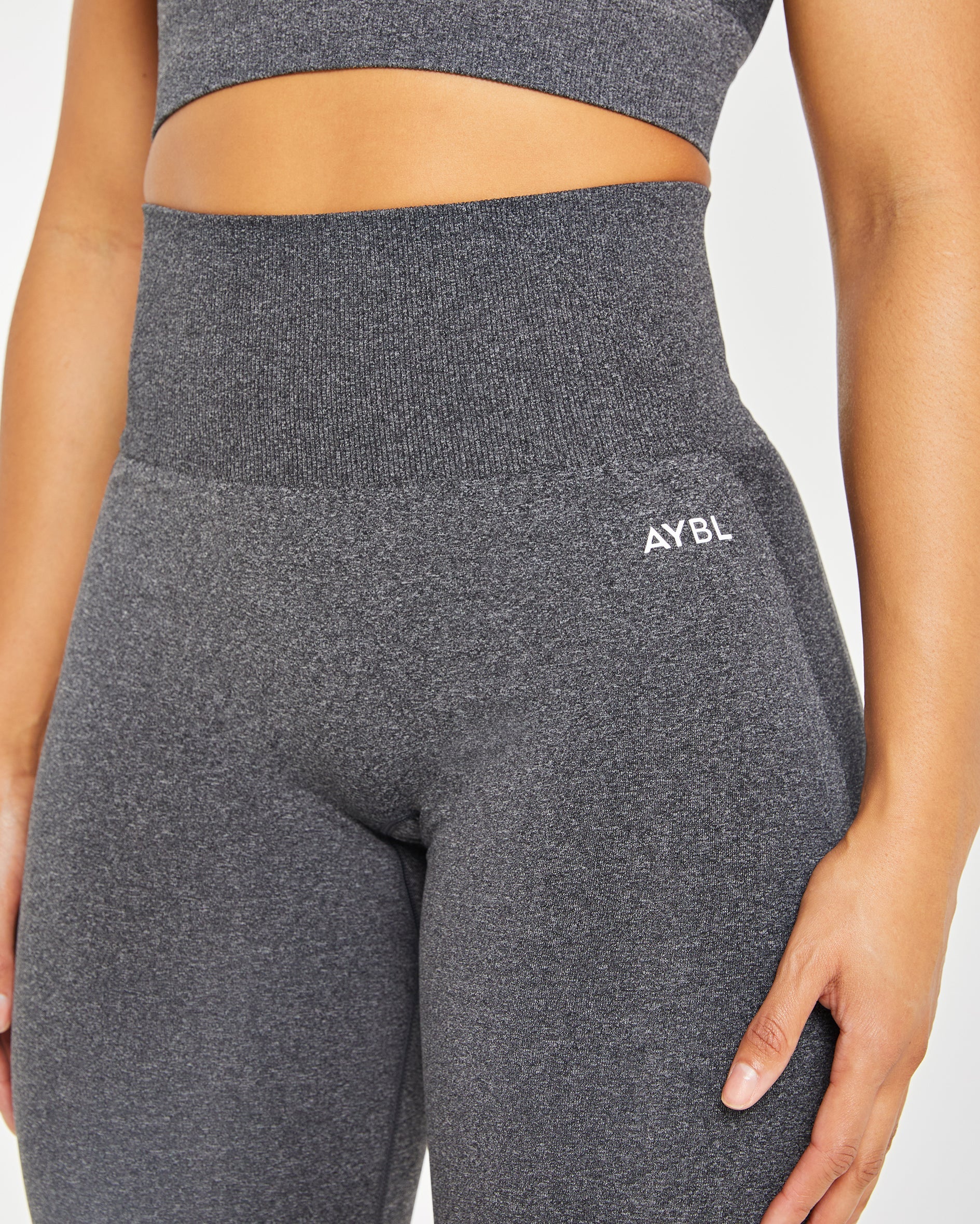 Empower Seamless Leggings - Noir Marl - Image 5