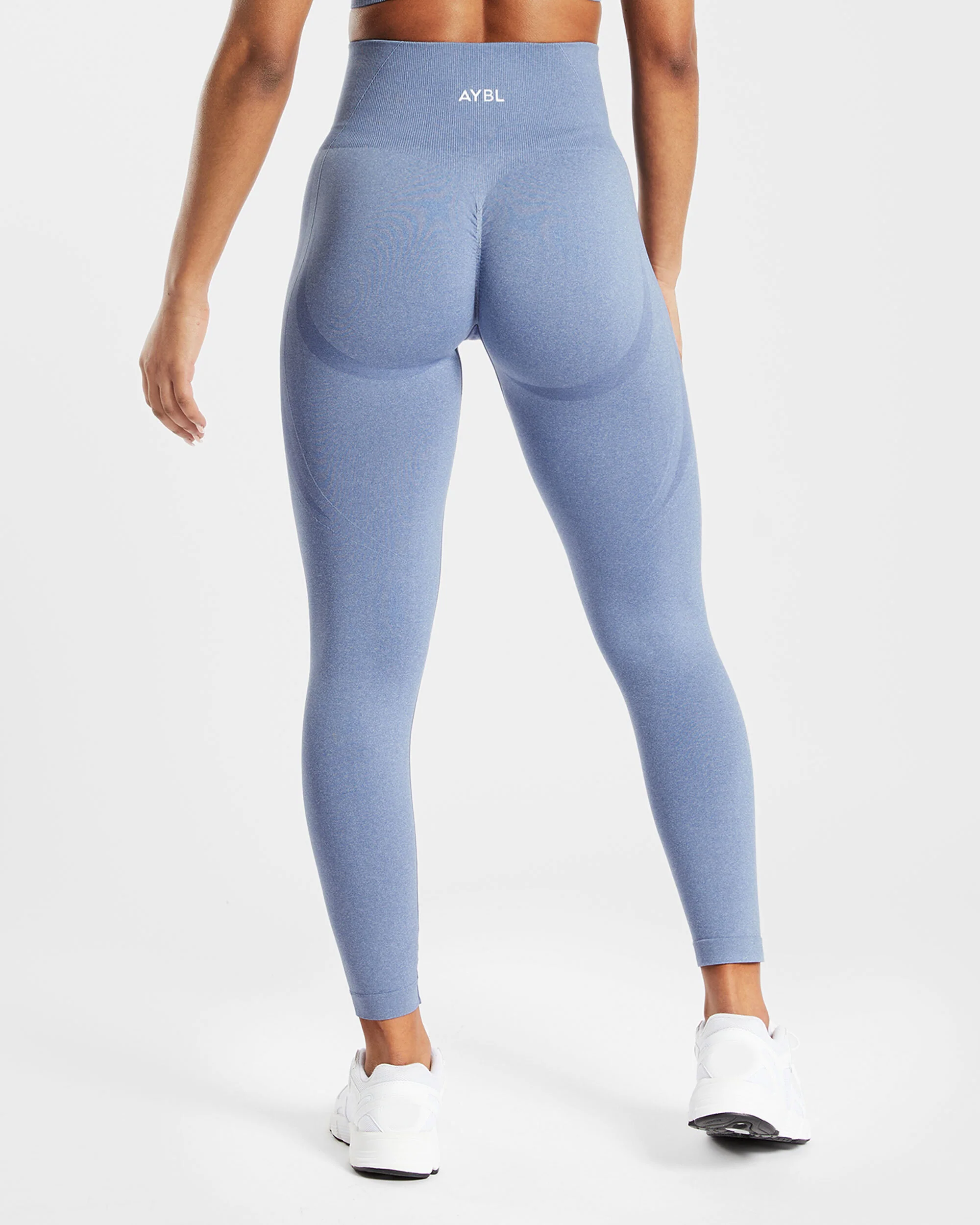 Empower Seamless Leggings - Bleu Marl - Image 2