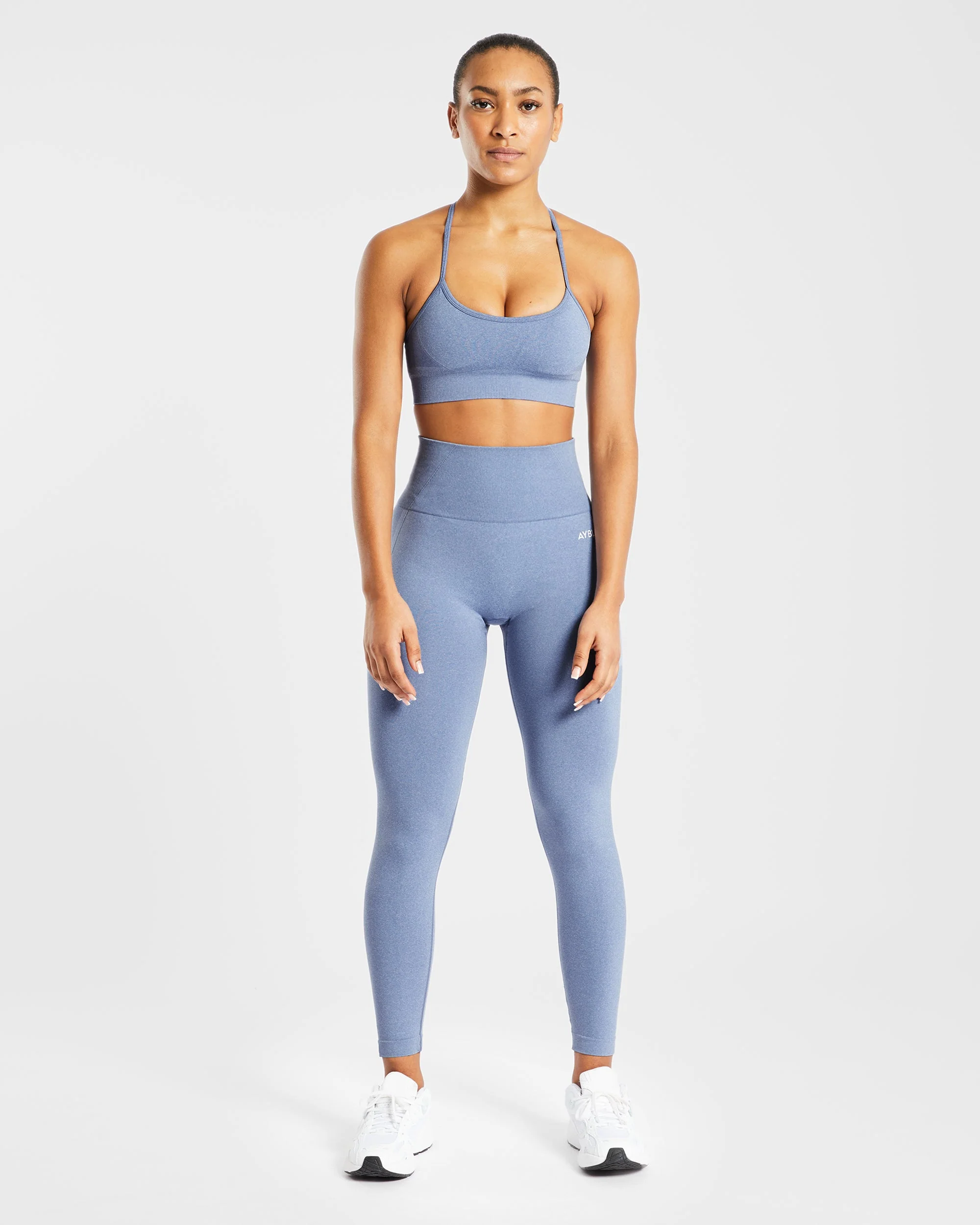 Empower Seamless Leggings - Bleu Marl - Image 3