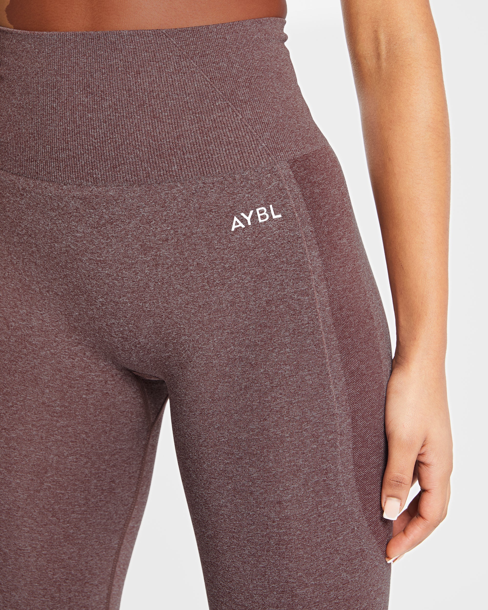 Empower Seamless Leggings - Marron Marl - Image 5