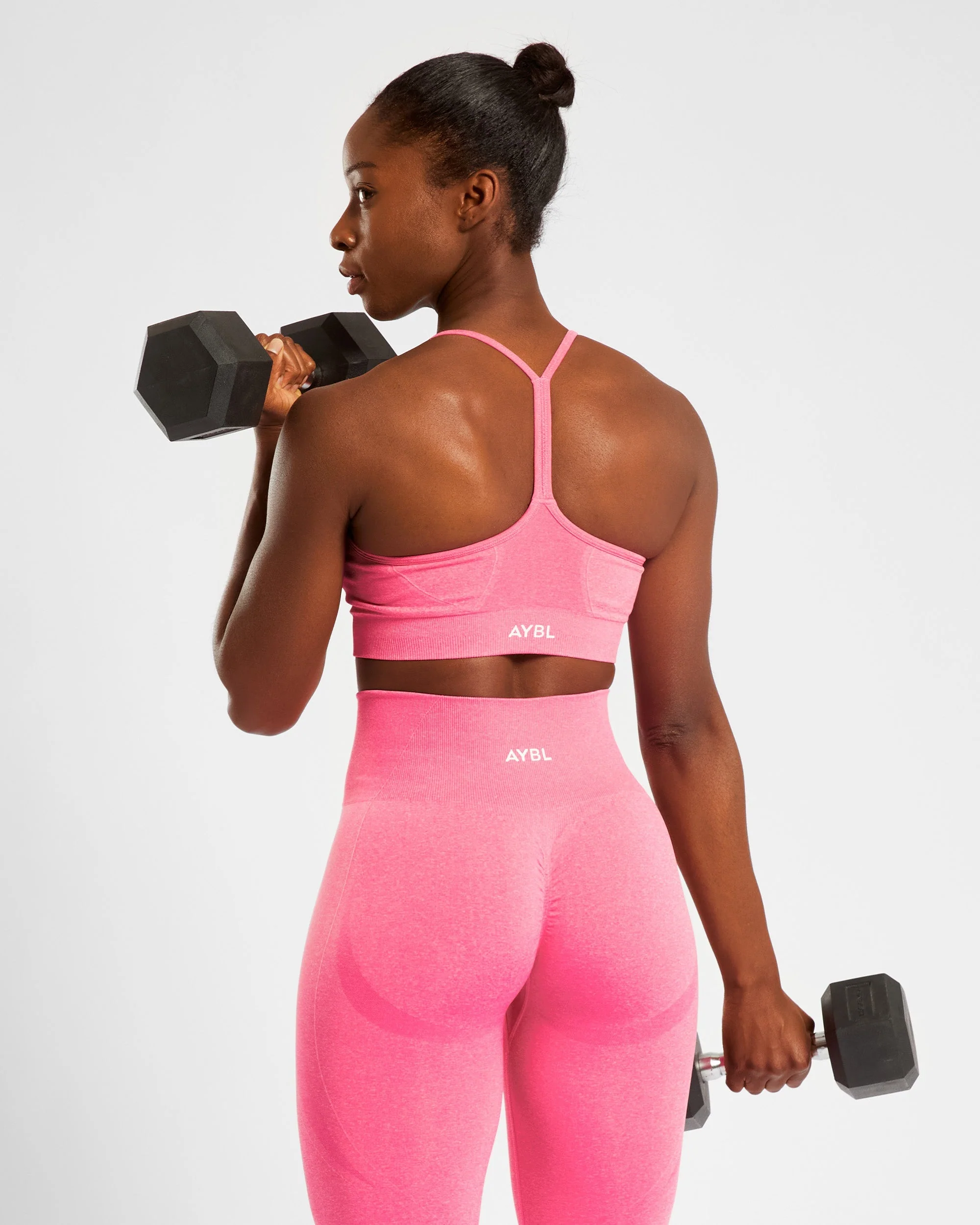Empower Seamless Leggings - Rose Marl - Image 7