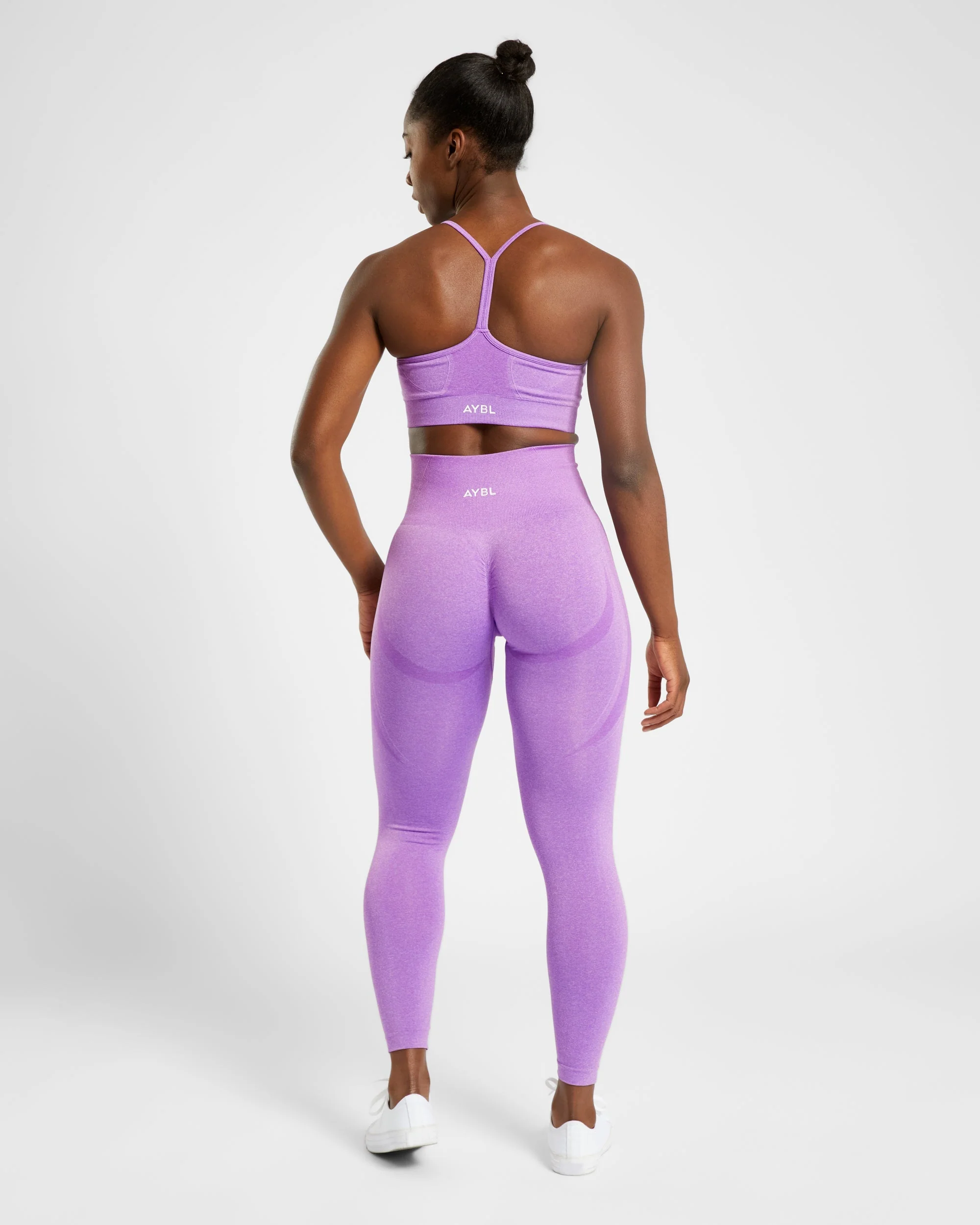 Empower Seamless Leggings - Violet Marl - Image 4