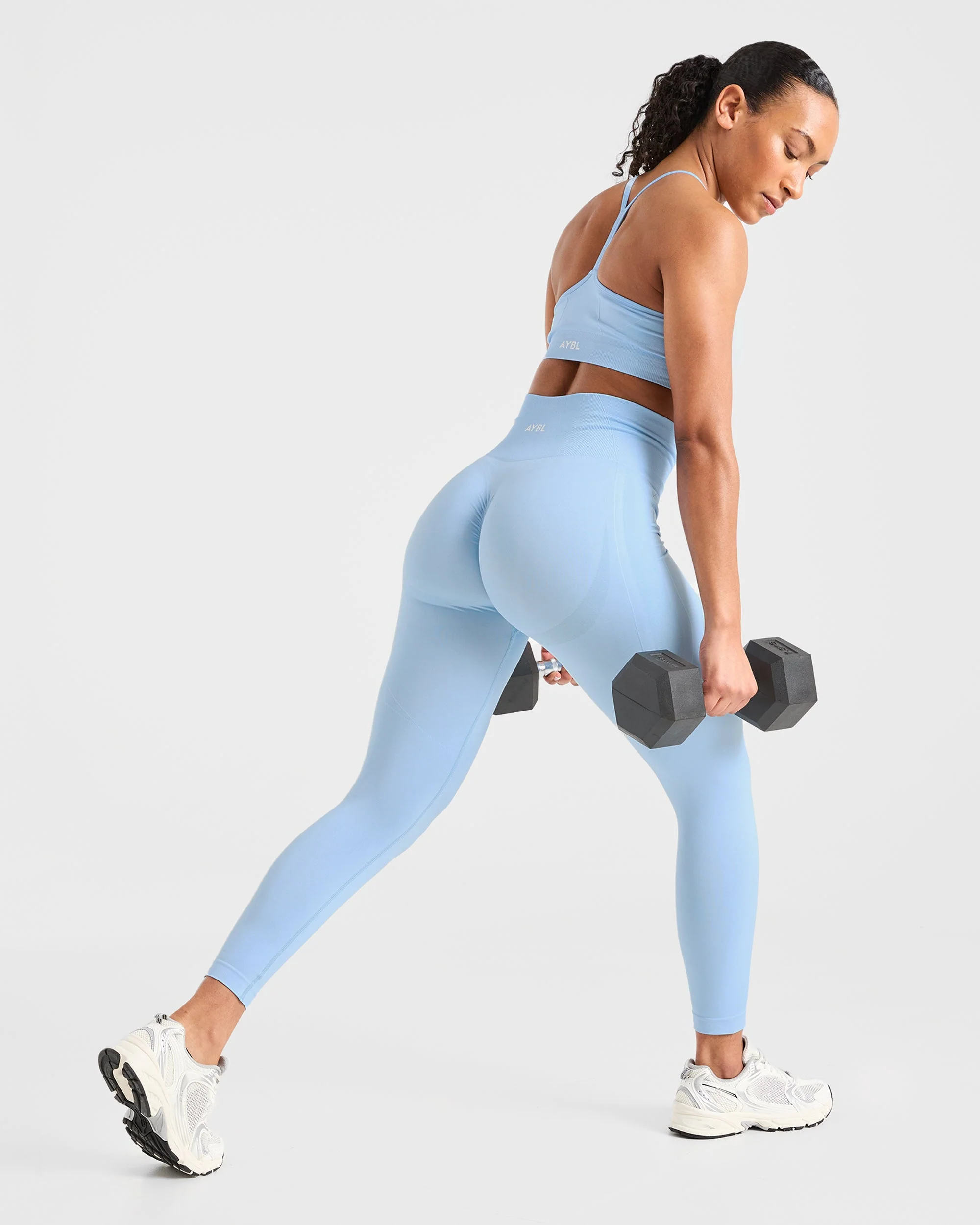 Empower Seamless Leggings - Sky Bleu - Image 7