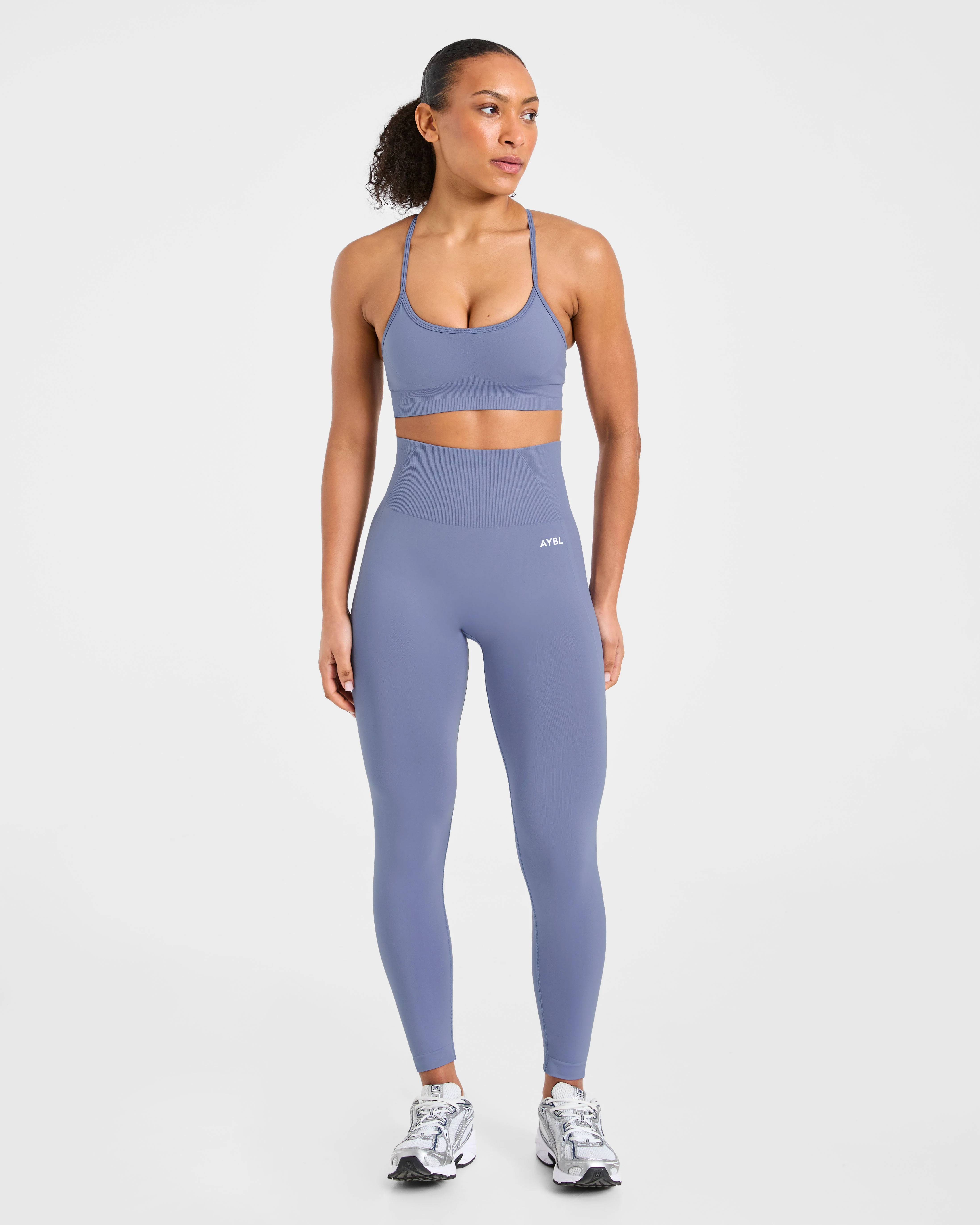 Empower Seamless Leggings - Slate Bleu - Image 3